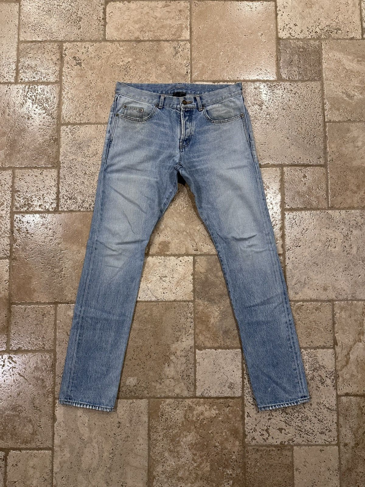 Saint Laurent Hawaii Light Blue Wash D02 2020 Denim Jeans