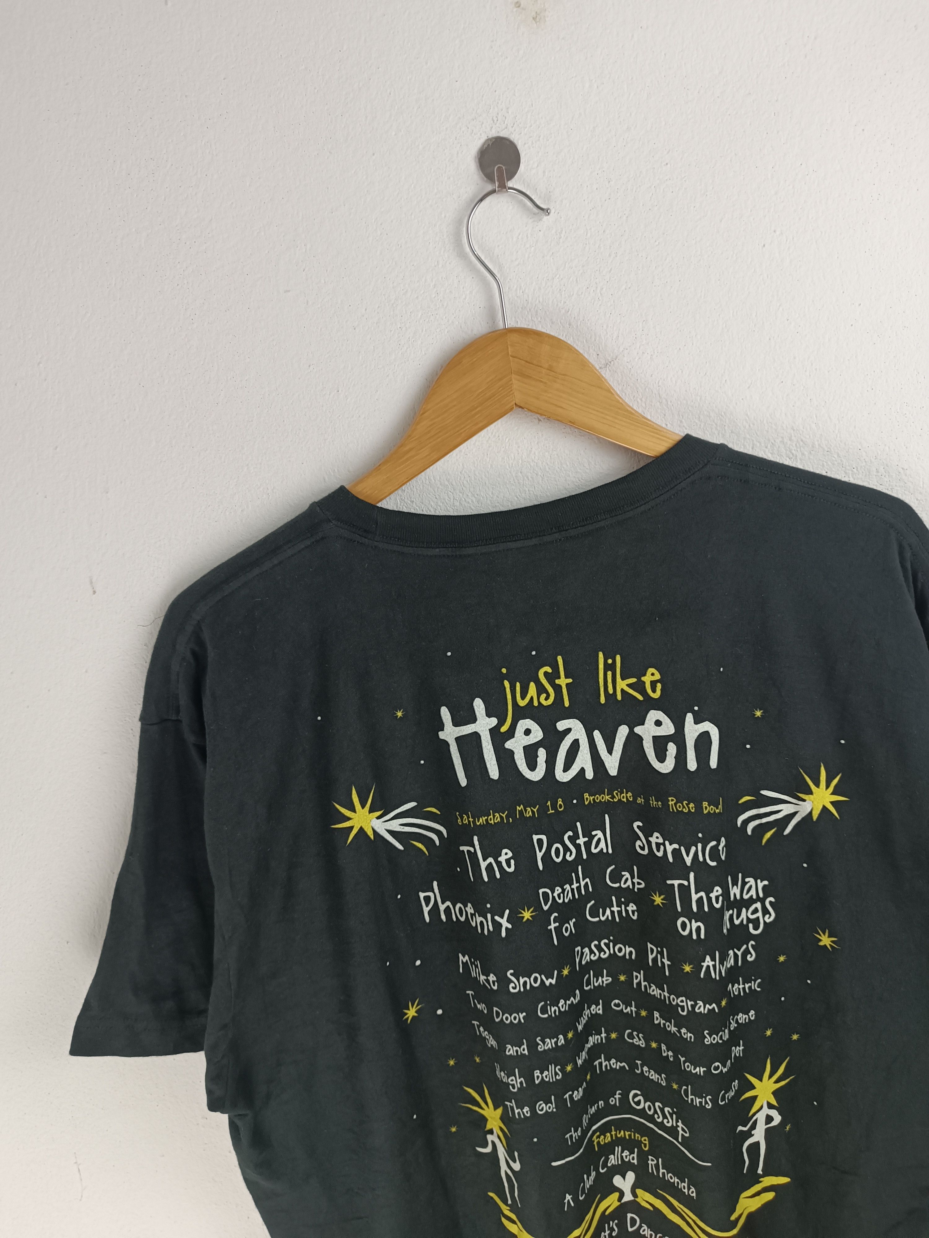Band Tees VINTAGE JUST LIKE HEAVEN FEST death cab phoenix postal pit Size US XL / EU 56 / 4 - 13 Thumbnail