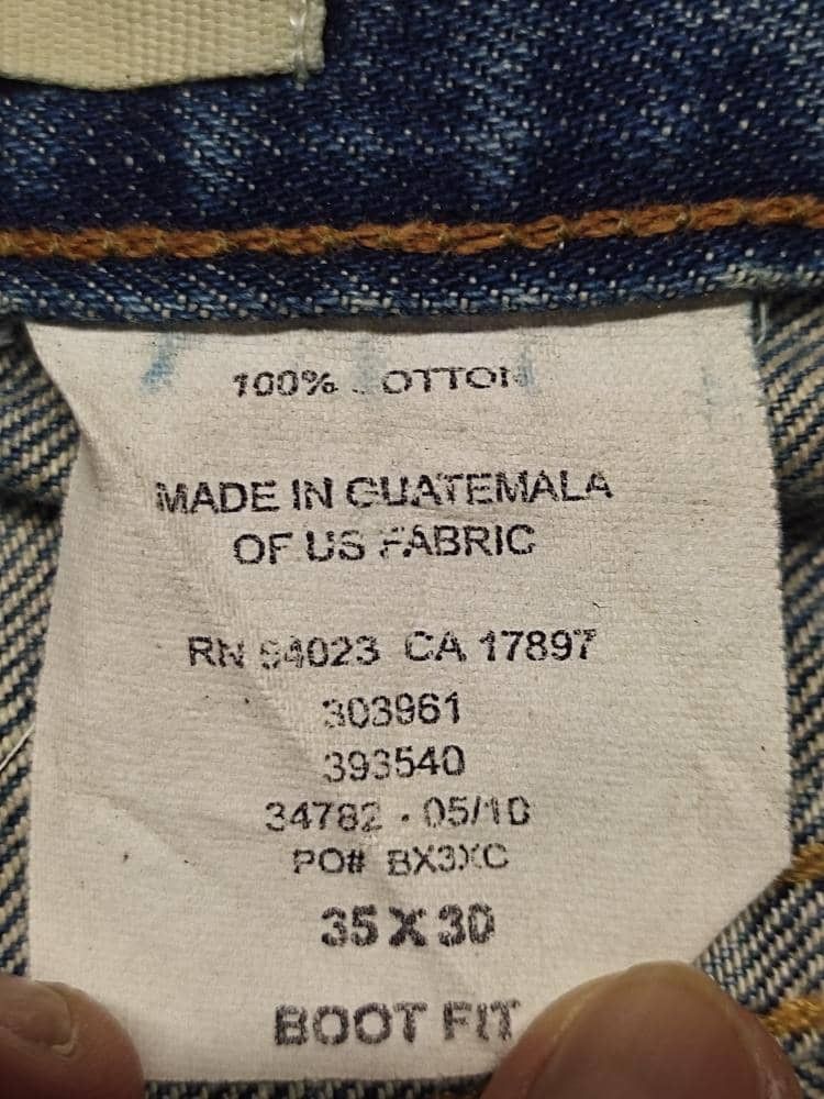 Gap GAP VINTAGE JEANS BOOT FIT DISTRESSED DENIM BAGGY Size US 37 - 9 Thumbnail