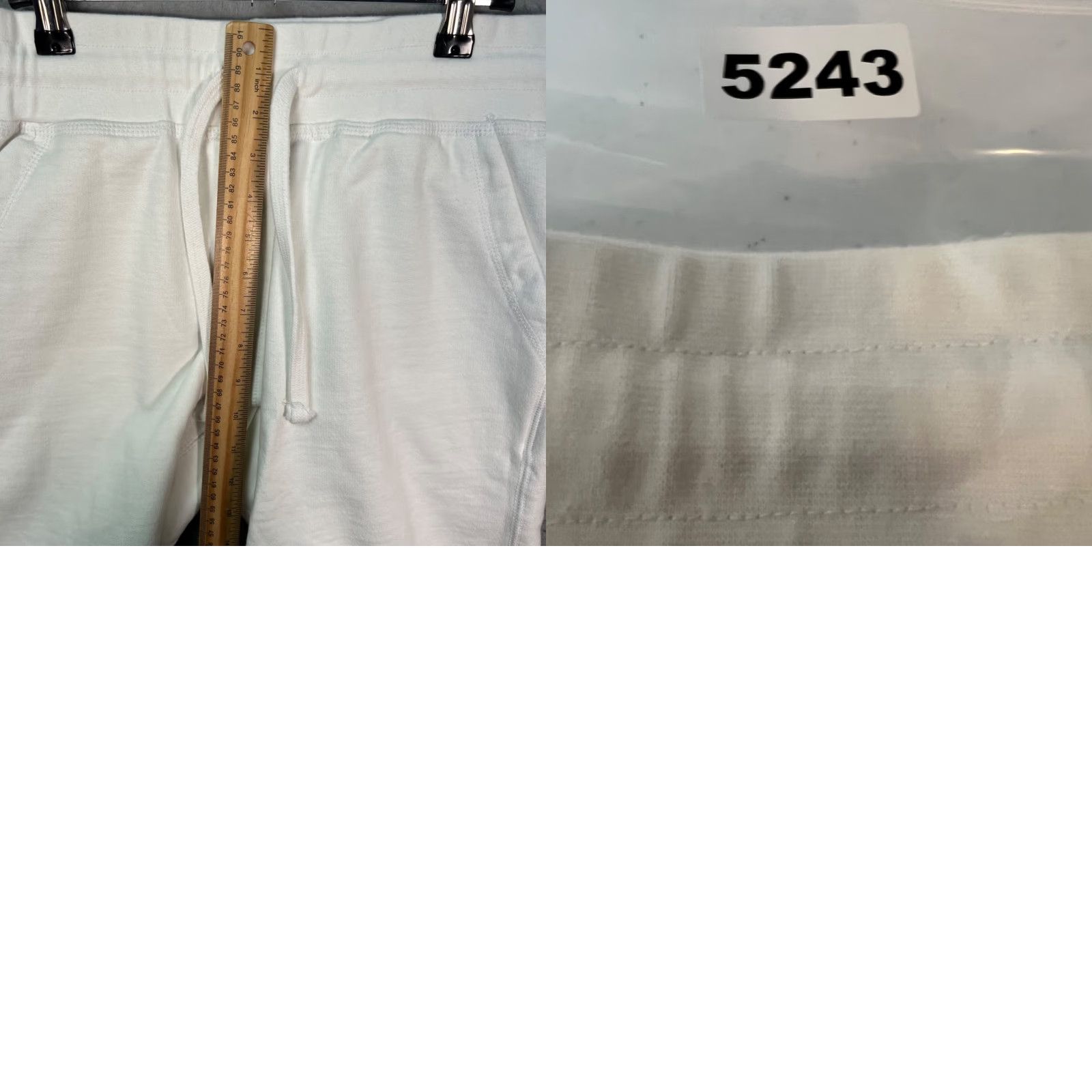 Vintage Camp Isidro Womens Small White Drawstring Sweat Shorts Size 28" / US 6 / IT 42 - 8 Thumbnail