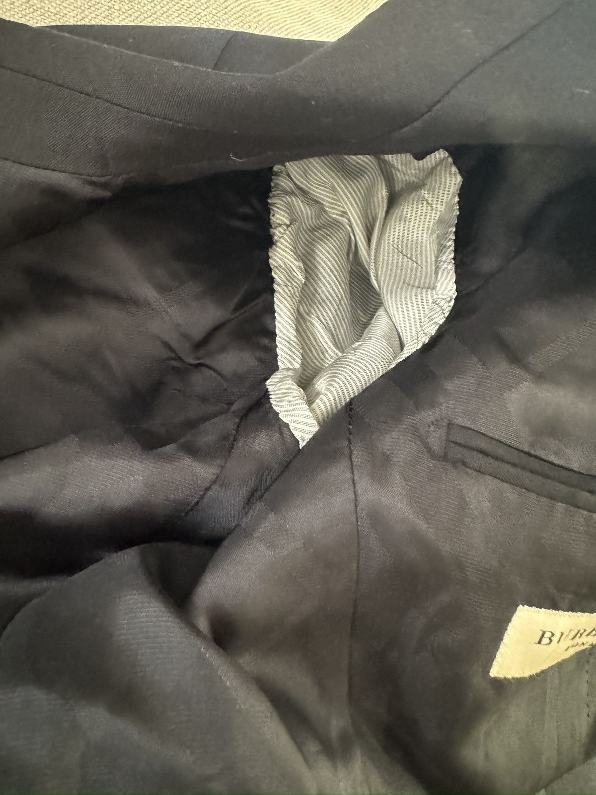 Burberry Burberry Made in Italy Black Single Breasted Wool Jacket 40S Size 40S - 19 Thumbnail