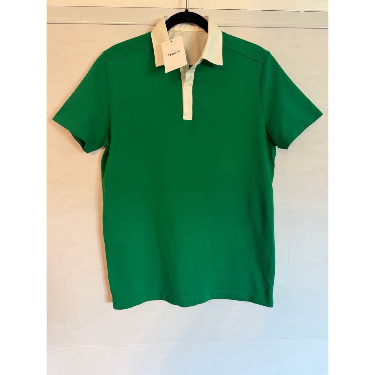 Theory THEORY GREEN POLO SHIRT Size US M / EU 48-50 / 2 - 3 Thumbnail