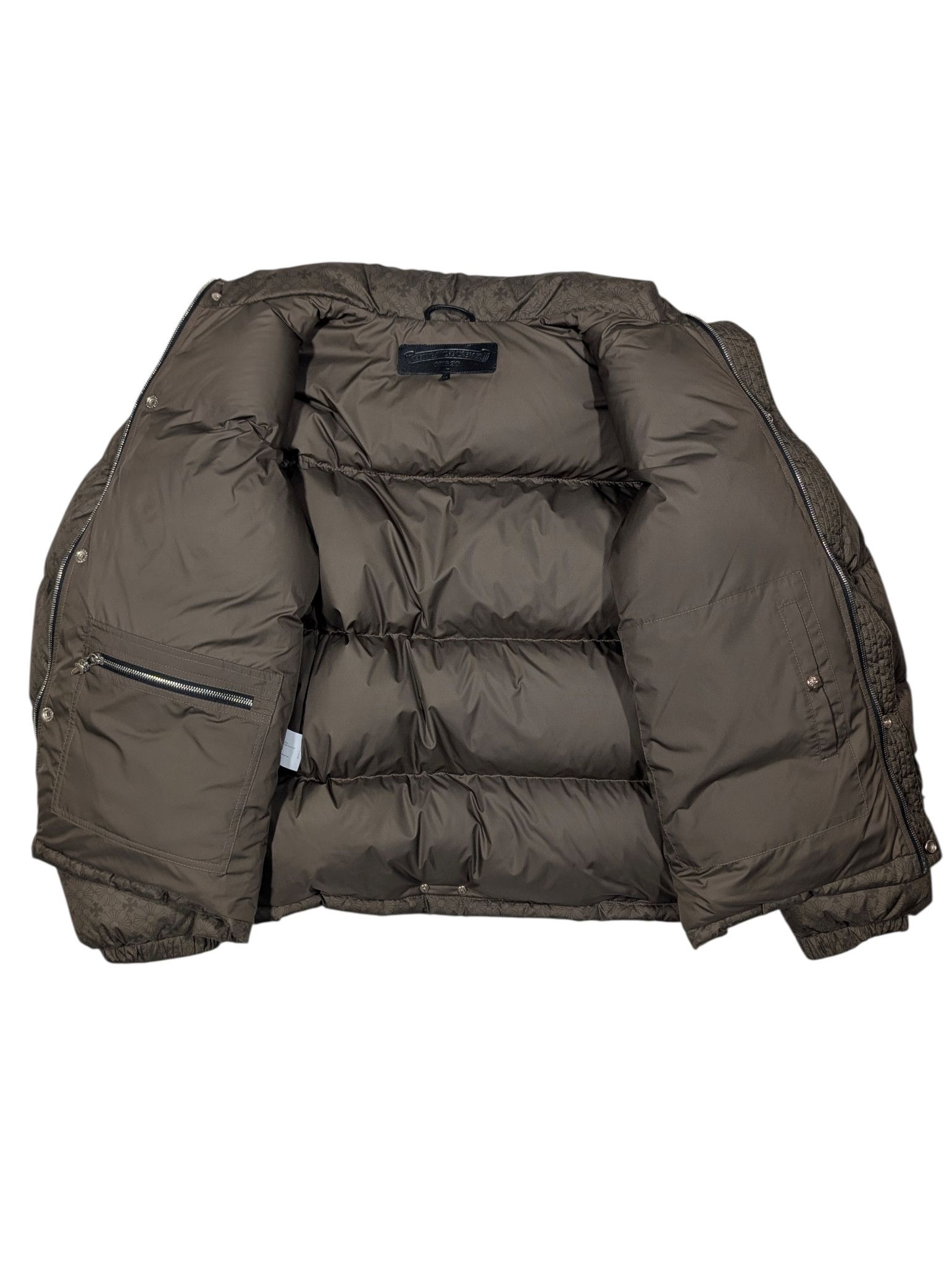 Chrome Hearts Puffer Jacket Stiff V2 Monogram CH Plus Cross Green Jacket Size US L / EU 52-54 / 3 - 2 Thumbnail