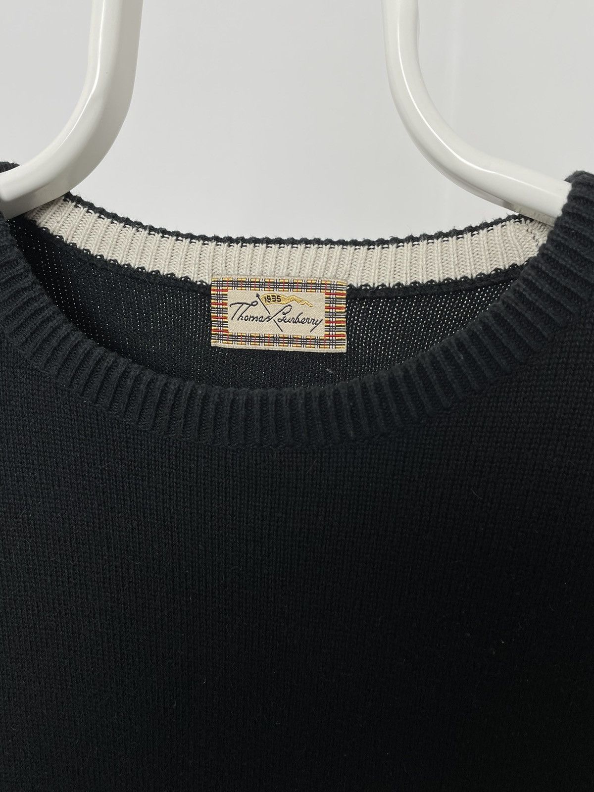 Burberry Tomas Burberry Vintage knit sweater 90s Size US XL / EU 56 / 4 - 5 Thumbnail