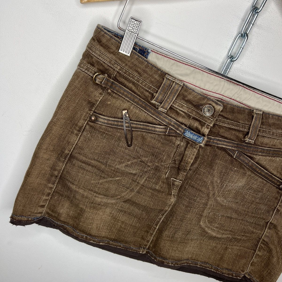 Japanese Brand × Marithe + Francois Girbaud × Vintage Vintage Marithe Francois Girbaud Japanese Brand Skirt Denim Size 27" / US 4 / IT 40 - 3 Thumbnail