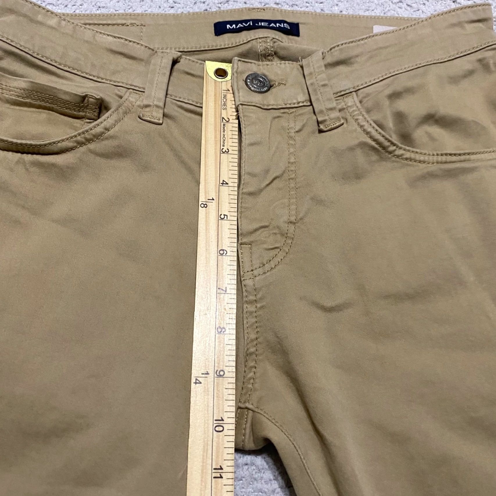 Vintage Mavi Jeans Mens Jeans Zach Beige 30x30 Straight Regular Mid Rise Denim Size US 30 / EU 46 - 7 Thumbnail