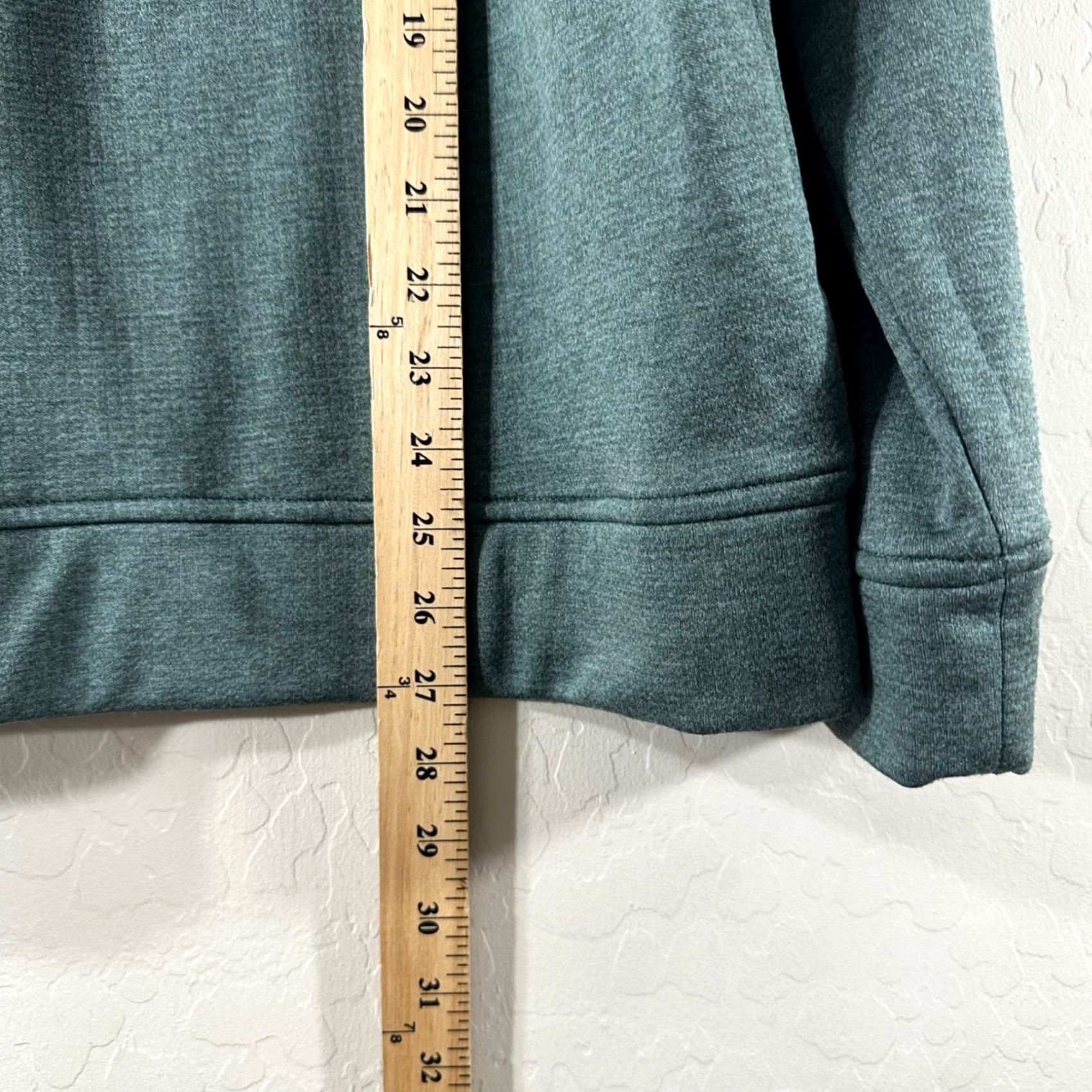 Tailorbyrd TailorByrd Performance Mens M 1/4 Zip Pullover Heathered Teal Green Golf Shirt Sweater Mock Neck Zip Size US M / EU 48-50 / 2 - 7 Thumbnail