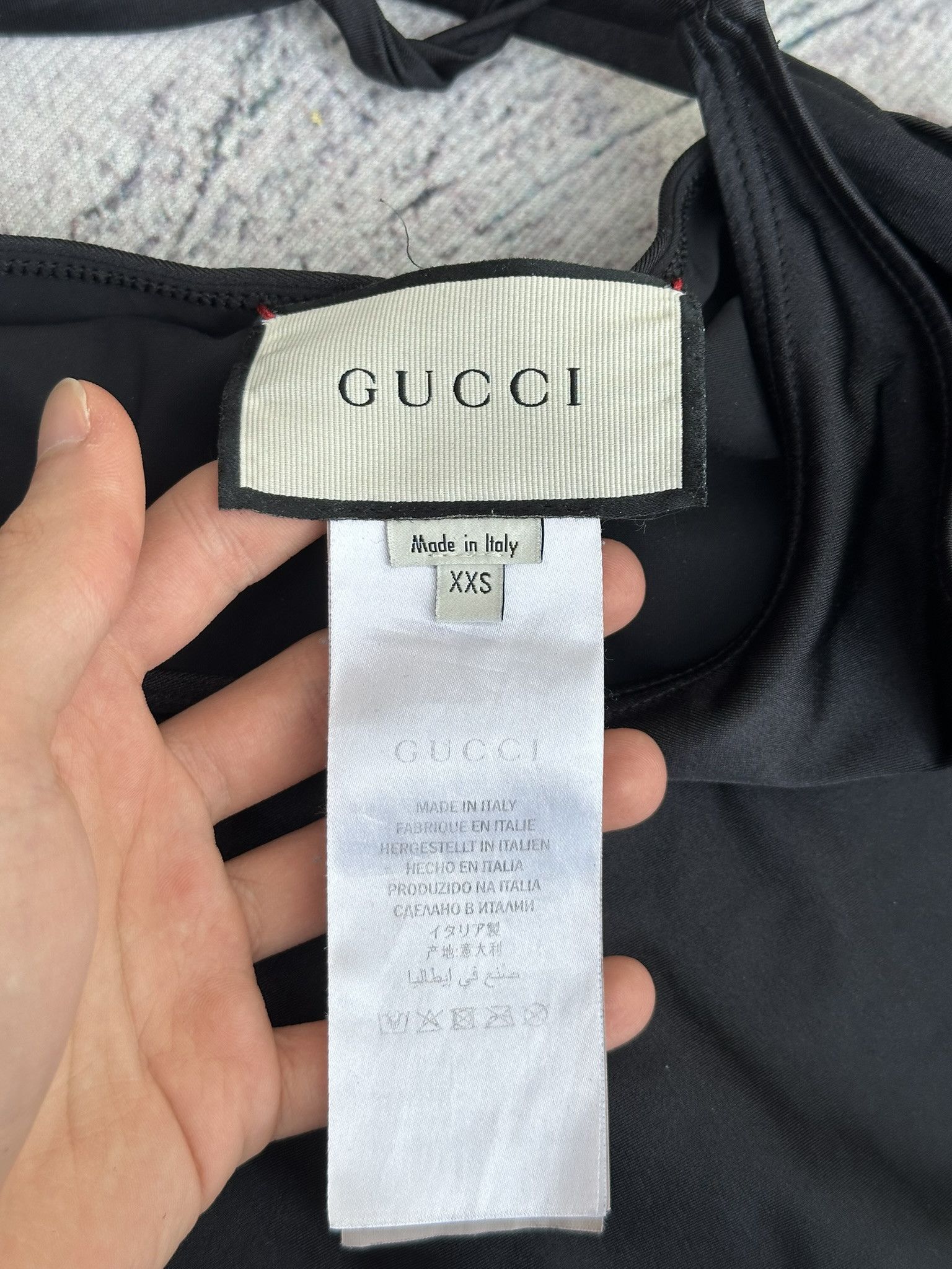 Gucci Gucci Swimsuit Belt Logo Classic Black size XXS Size XXS / US 00 / IT 34 - 6 Thumbnail