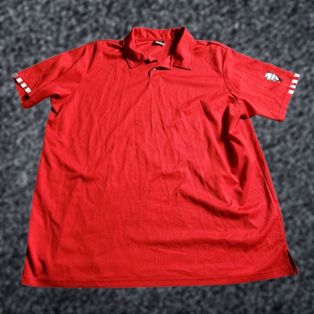 Vintage Mens Barco KFC Uniform Polo Shirt 3XL Red Distress Men Size US XXL / EU 58 / 5 - 1 Thumbnail