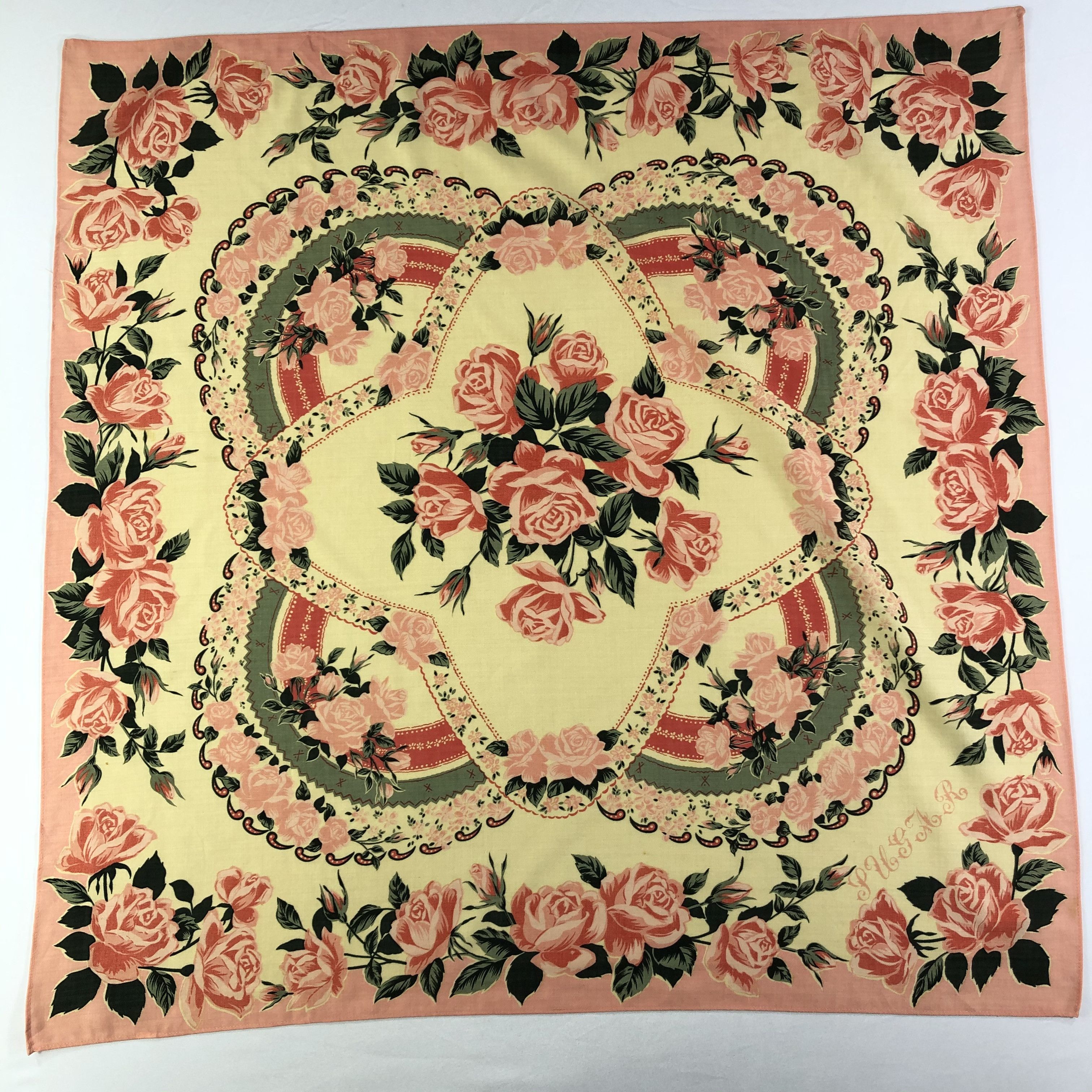 Vintage Vintage Silk Scarf Size ONE SIZE - 2 Thumbnail