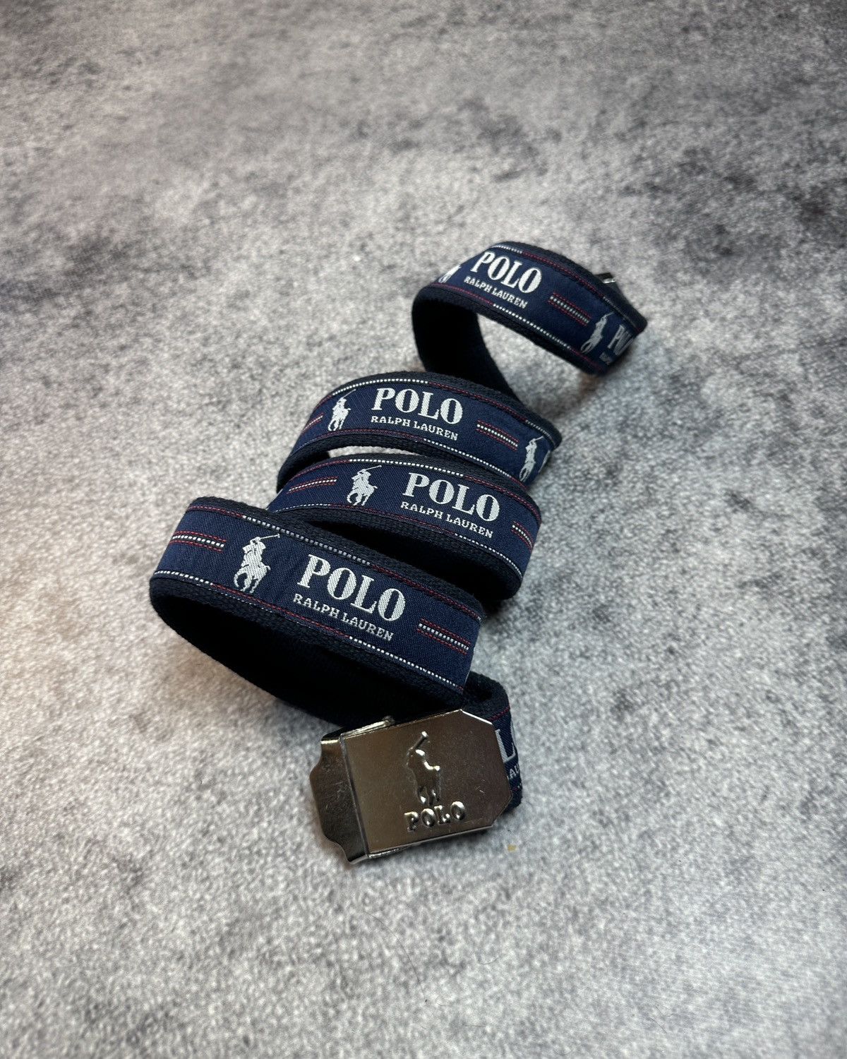 Designer × Polo Ralph Lauren Vintage Polo Ralph Lauren Logo Belts Streetwear Rare USA VTg Size ONE SIZE - 1 Thumbnail