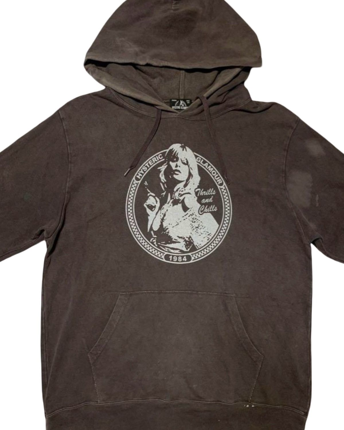 Hysteric Glamour 🇯🇵 Faded Vintage Wash Hoodie
