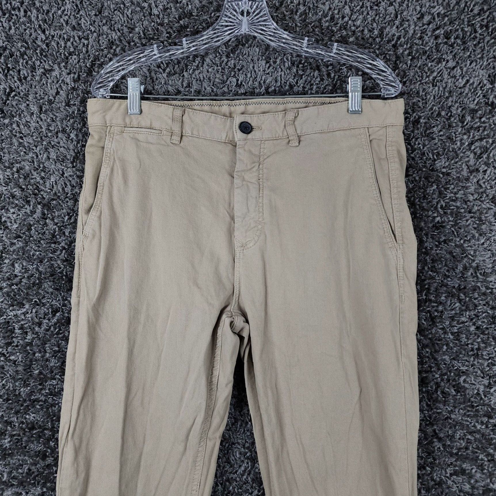 Zara Zara Mens Slim Jeans Beige Cotton Size 32x33 Skinny Mens Size US 32 / EU 48 - 2 Thumbnail