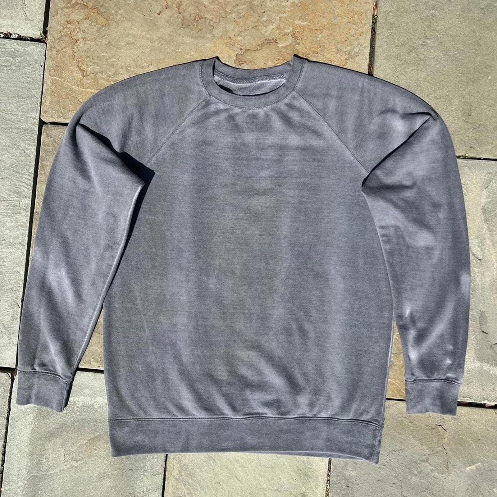 Other Reworked Grey Garment Dye Crewneck Sweatshirt Size US M / EU 48-50 / 2 - 1 Thumbnail