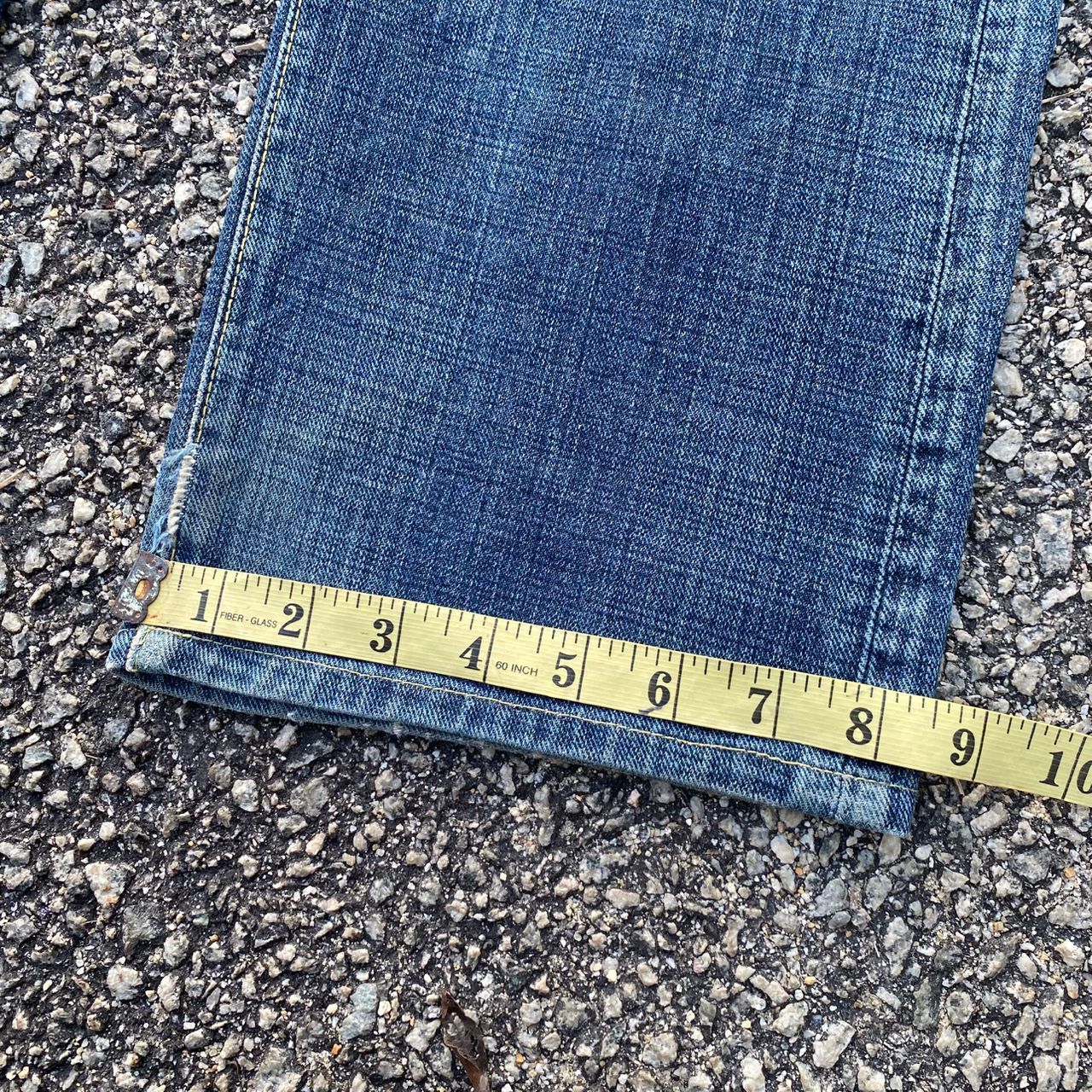 If Six Was Nine Vintage G Heart Limited Edition Distressed Denim Size US 34 / EU 50 - 7 Thumbnail