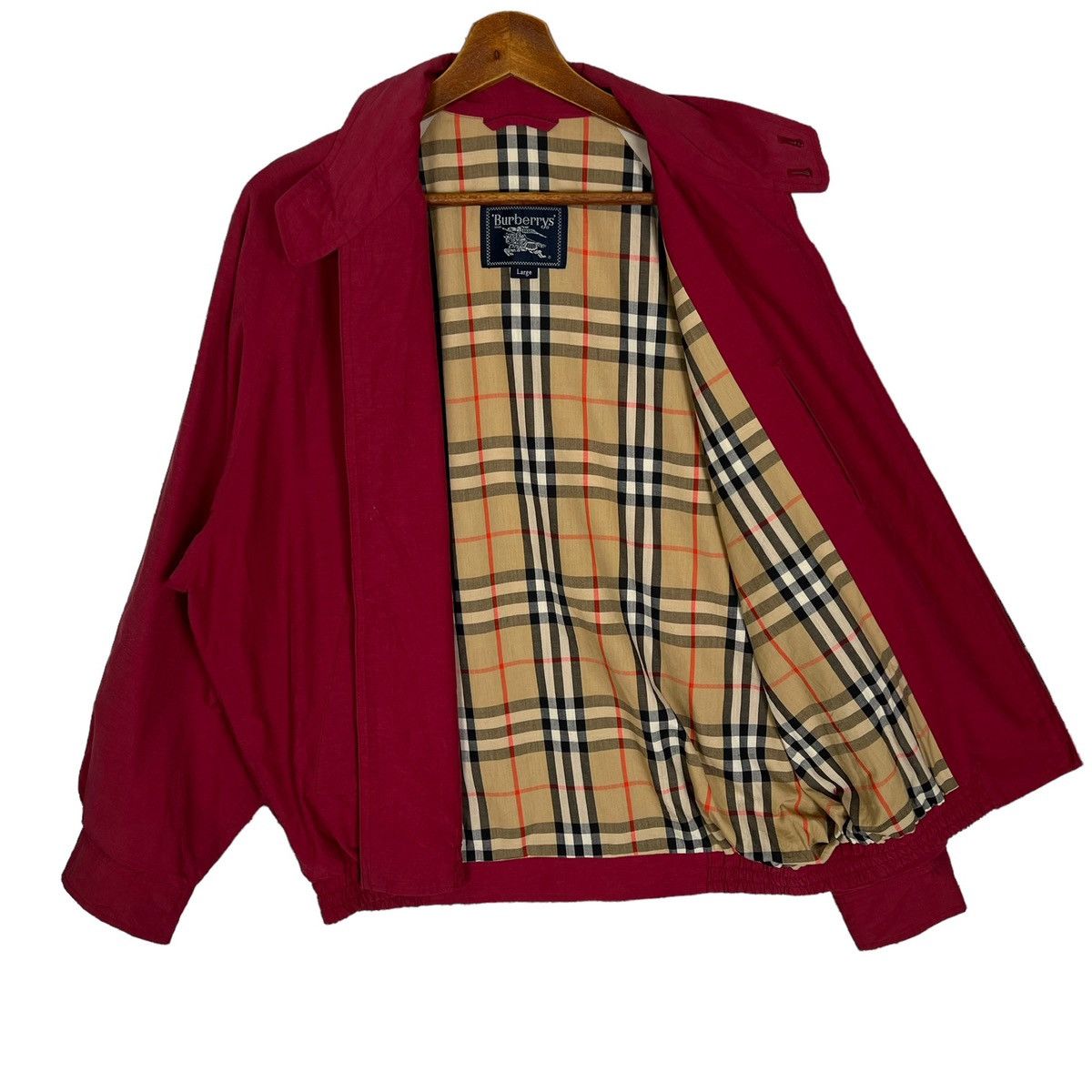 Burberry Vintage Burberrys Zip Up Jacket Size Large Size US L / EU 52-54 / 3 - 1 Thumbnail