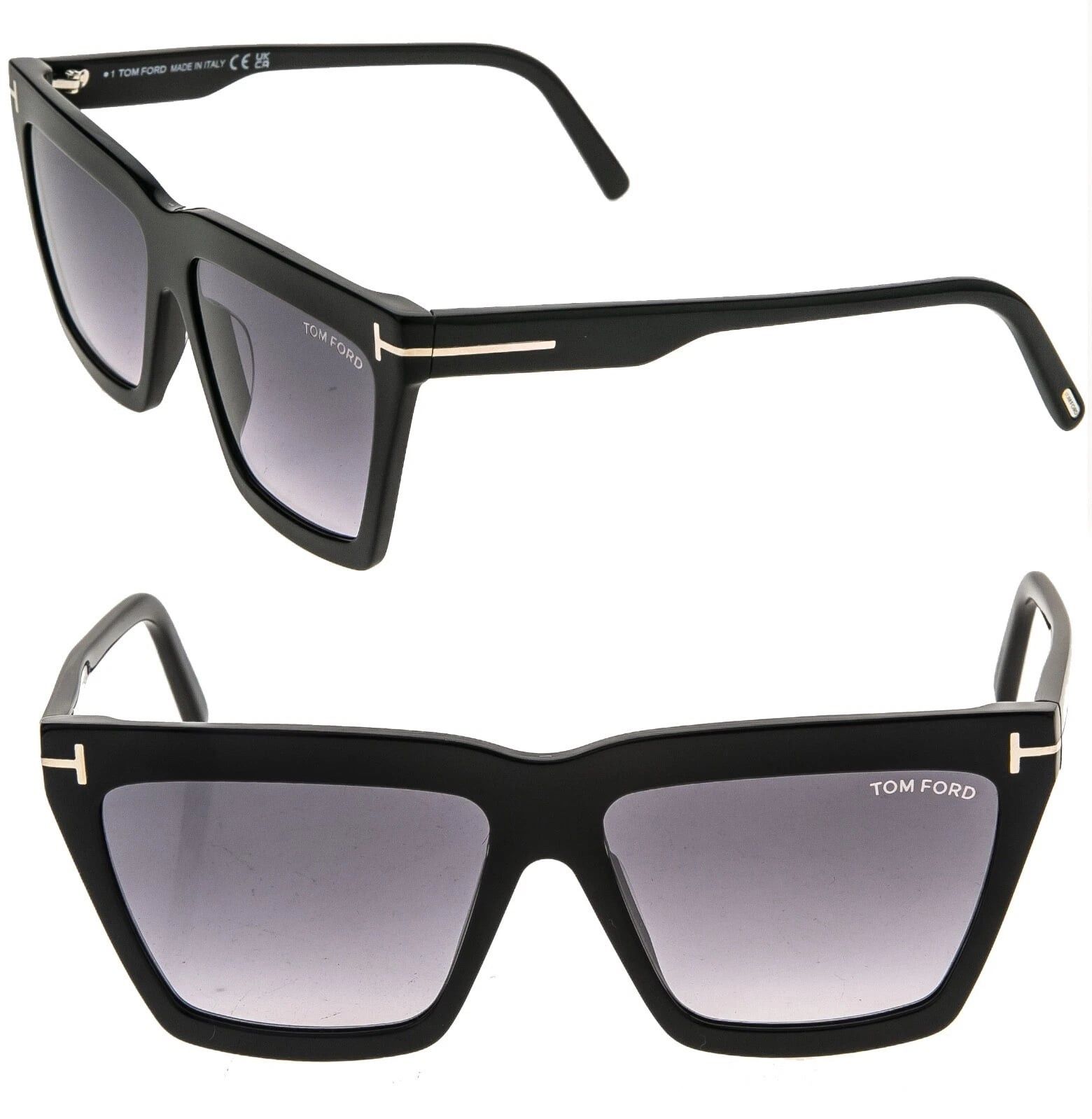 Tom Ford TOM FORD EDEN TF1110 01B Black Bold Sunglasses 1110 Size ONE SIZE - 1 Thumbnail