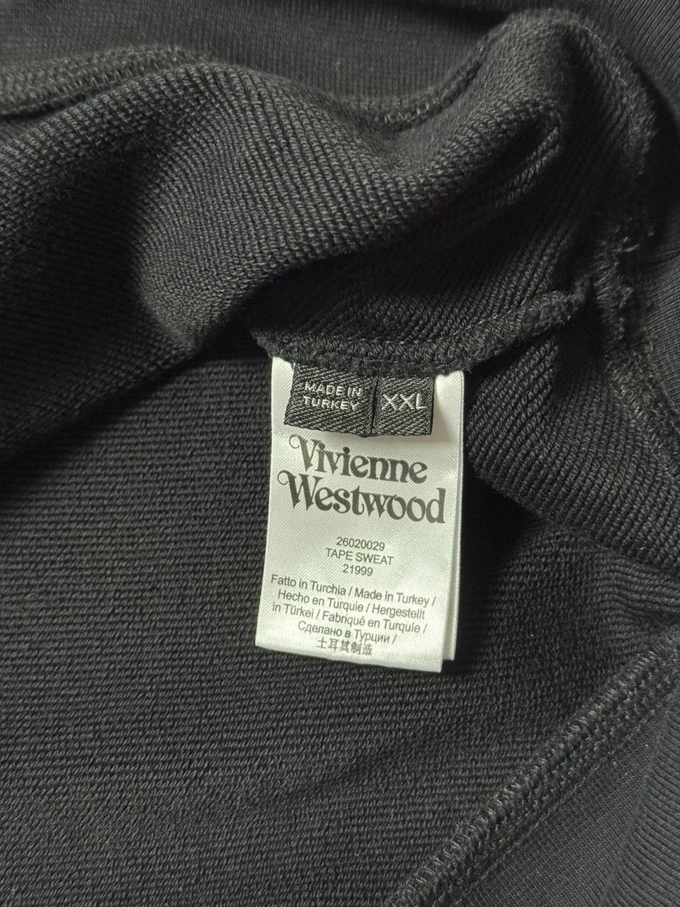 Vivienne Westwood Vivienne Westwood Sweatshirt Big Logo Black Mens Crew Neck Size US XXL / EU 58 / 5 - 10 Thumbnail