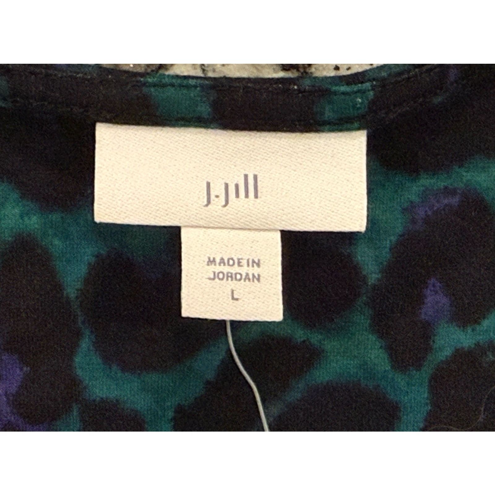 J. Jill J. Jill Pine Royal Leopard Lightweight Ponte Knit Midi Dress Women Sz L NWT Size L / US 10 / IT 46 - 6 Thumbnail