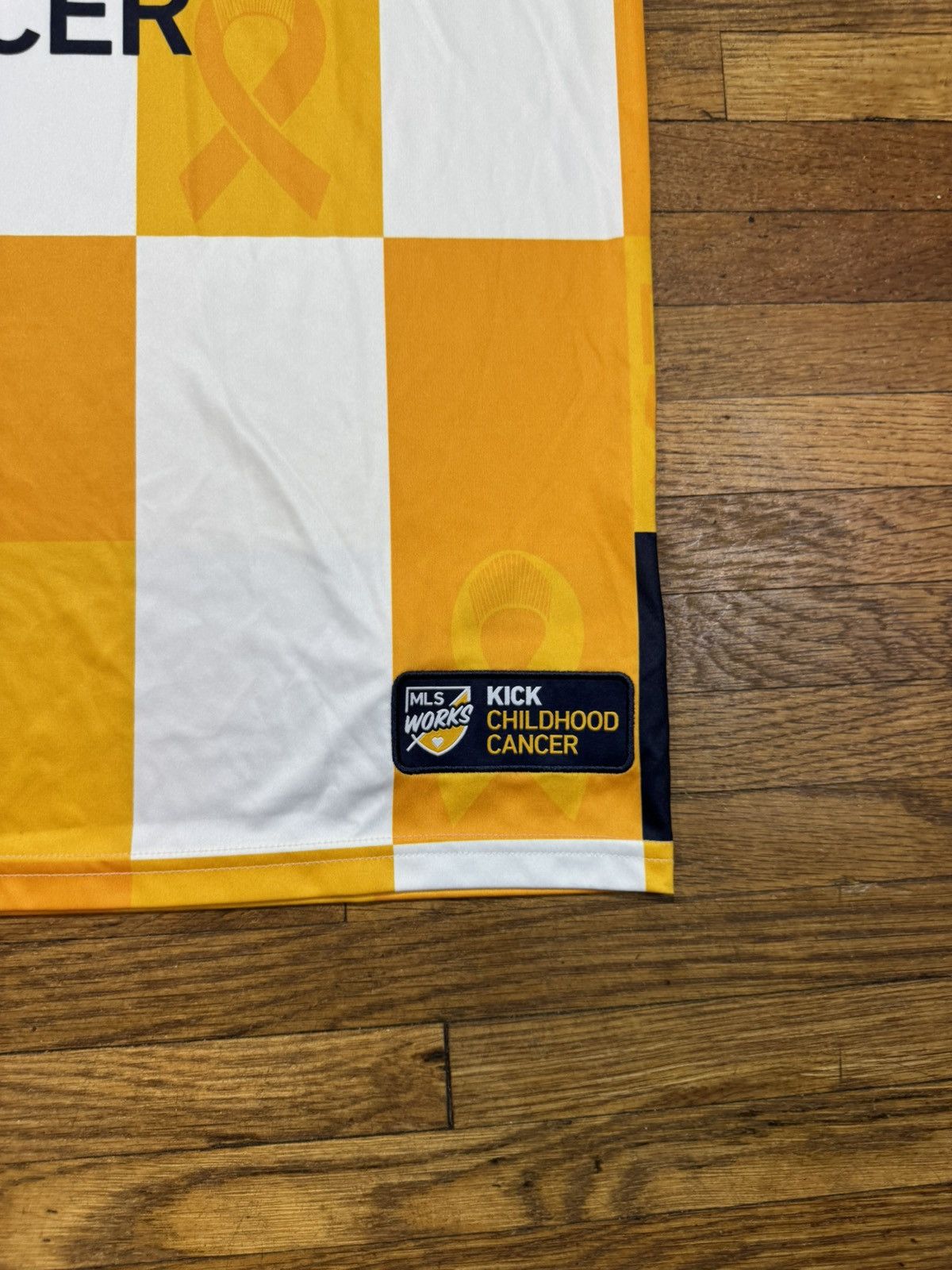 Adidas Adidas Minnesota FC Kick Childhood Cancer Mens Soccer Jersey Size US S / EU 44-46 / 1 - 6 Thumbnail