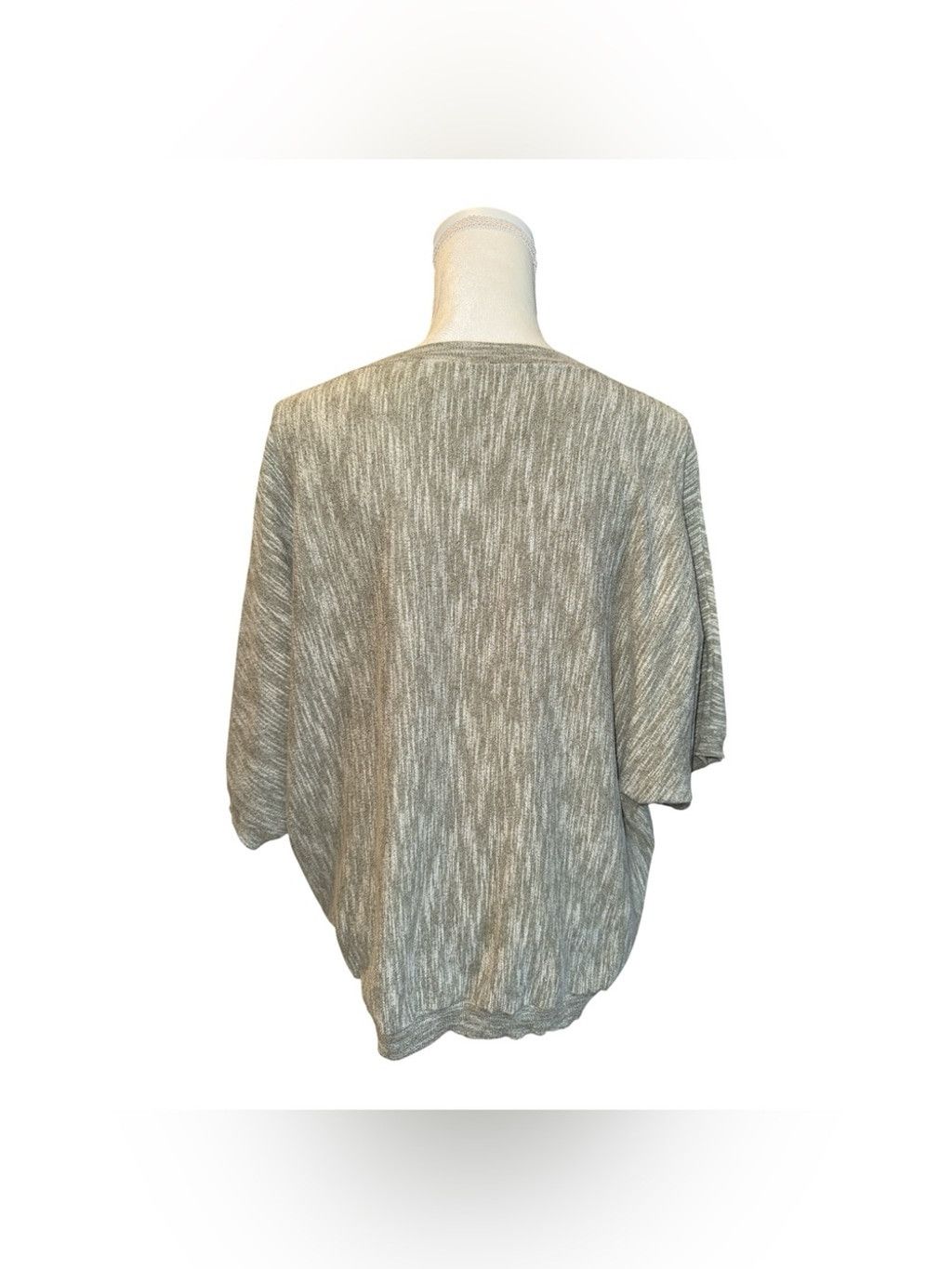 DKNY DKNY Jeans Super Soft Marled Knit Dolman Half Sleeve Sweater Size XL / US 12-14 / IT 48-50 - 2 Thumbnail
