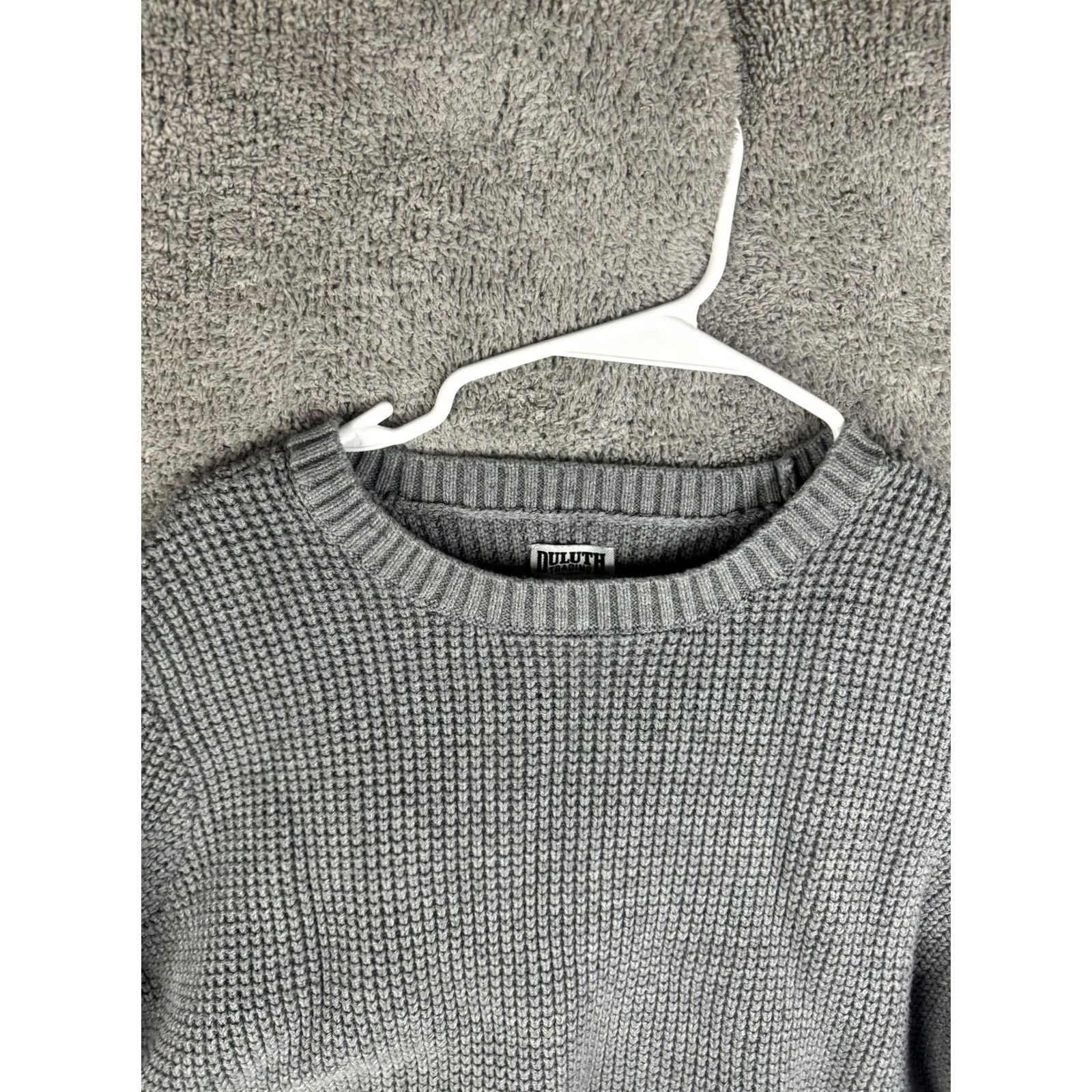 Duluth Trading Company Duluth Trading Co Sweater Mens 2XL Gray Knit Crewneck Pullover Warm Casual Size US XXL / EU 58 / 5 - 4 Thumbnail