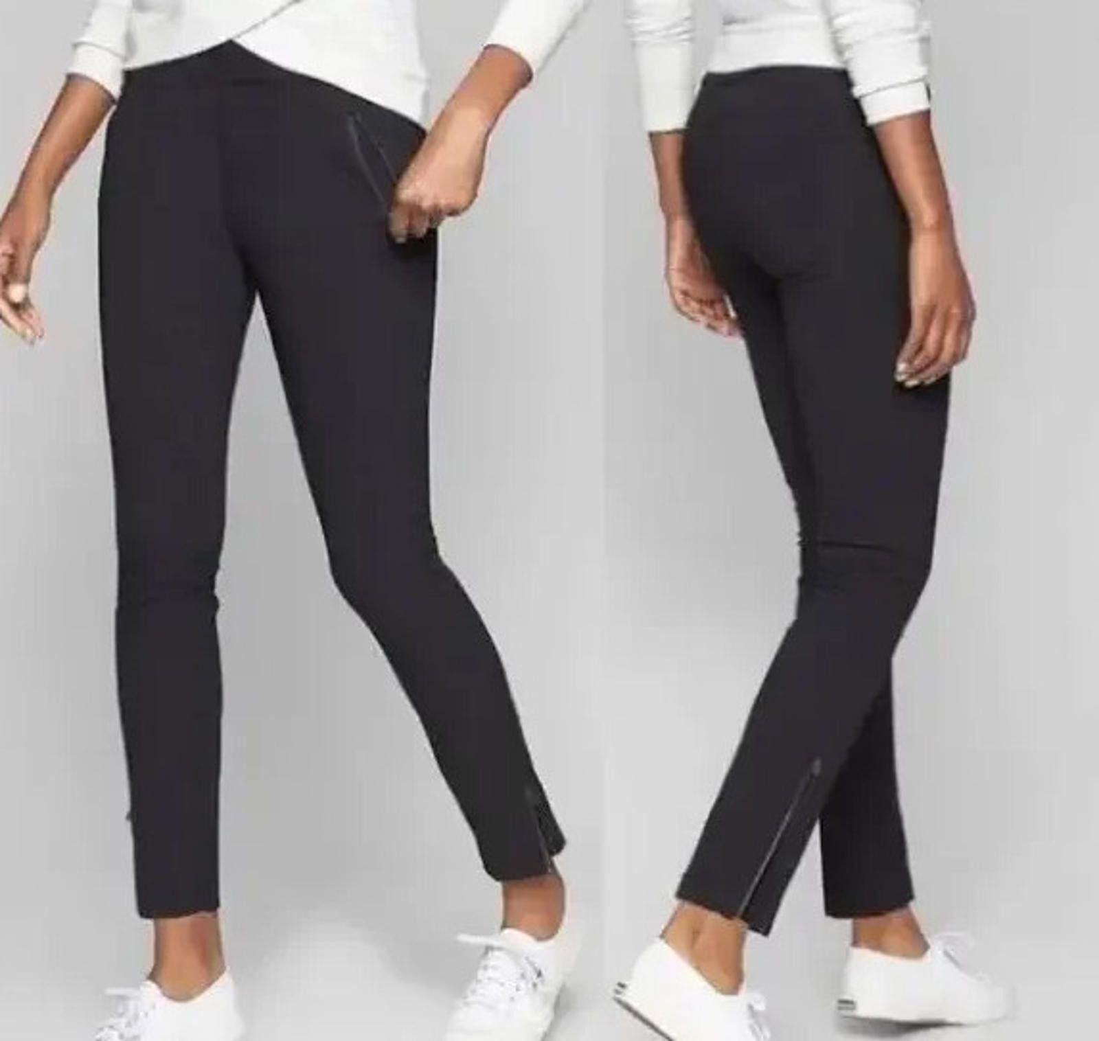Designer Athleta Wander Skinny Pants Ankle Zip Women Size 8 Size 30" / US 8 / IT 44 - 1 Thumbnail