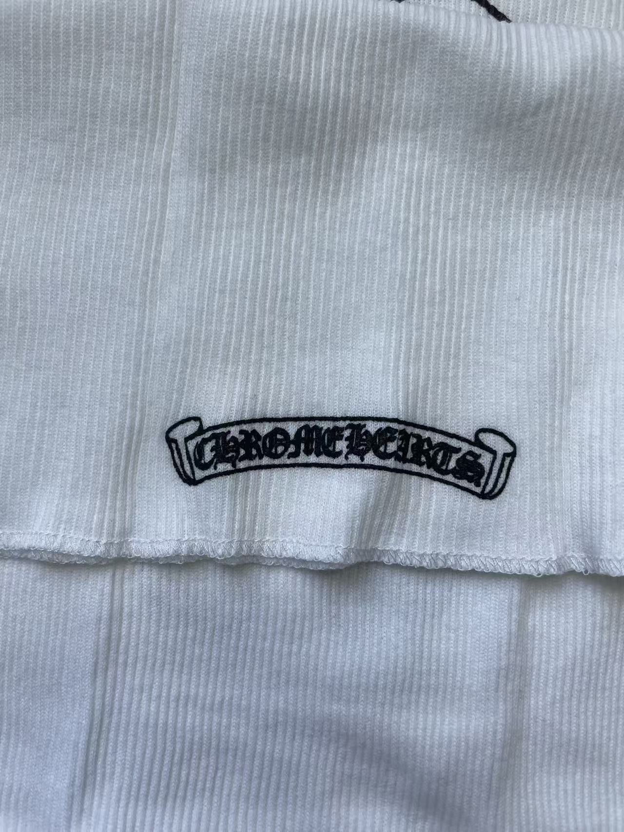 Chrome Hearts Chrome Hearts Horseshoe Logo White Tank Top Size L / US 10 / IT 46 - 3 Thumbnail