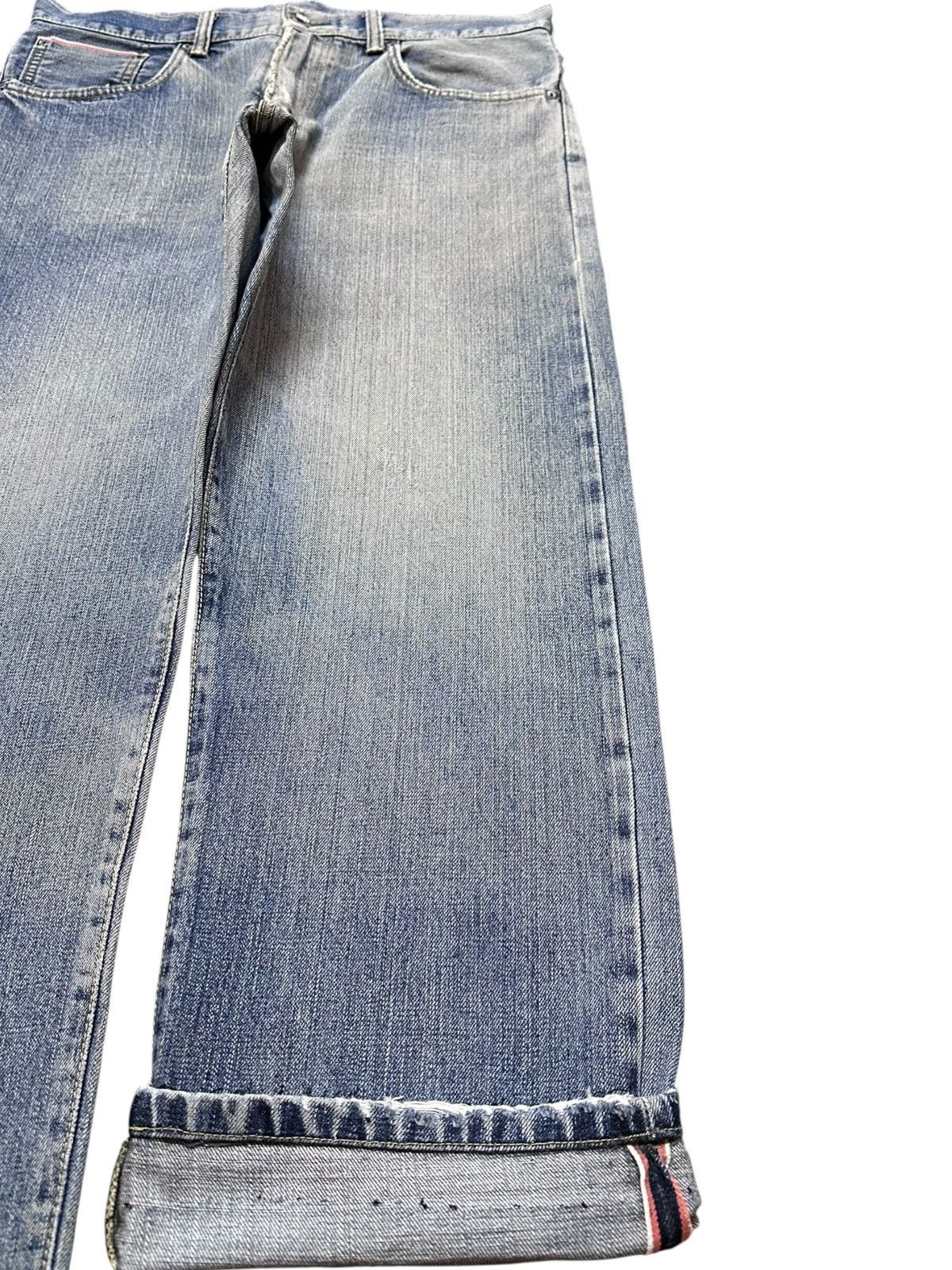 Edwin Vintage Edwin 505Z Selvedge Faded Baggy Denim Size US 34 / EU 50 - 4 Thumbnail