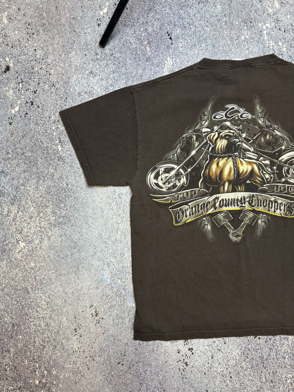 Vintage × West Coast Choppers 💥Y2K VINTAGE ORANGE COUNTY CHOPPERS TEE Size US M / EU 48-50 / 2 - 3 Thumbnail