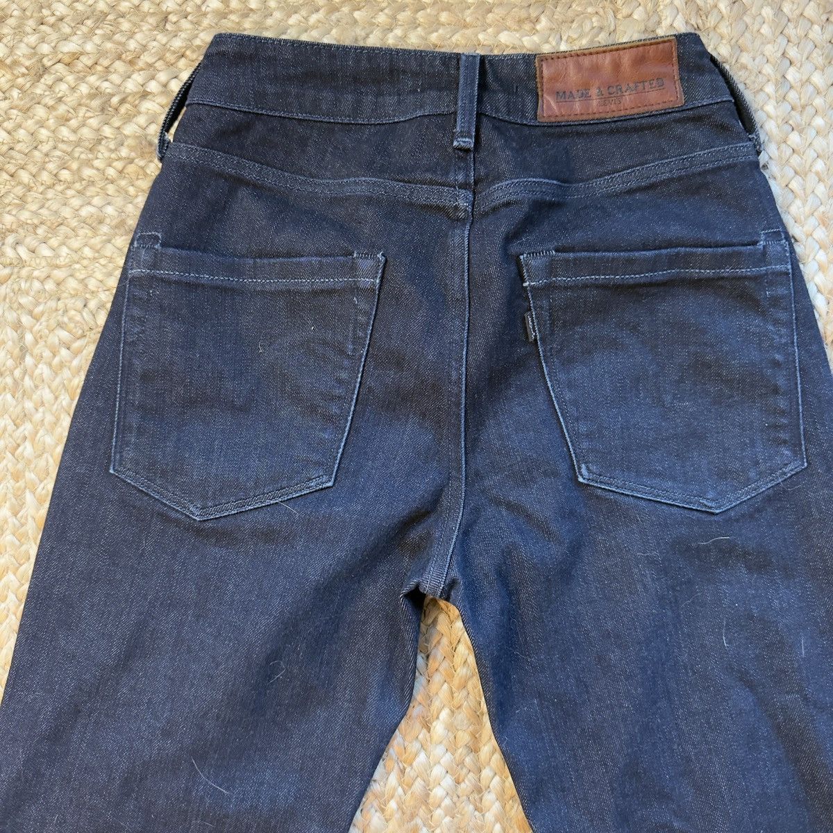 Levi's Made & Crafted Levi's Made & Crafted Sweep High Flare Jeans 24 dark blue Size 24" / US 00 / IT 34 - 2 Thumbnail