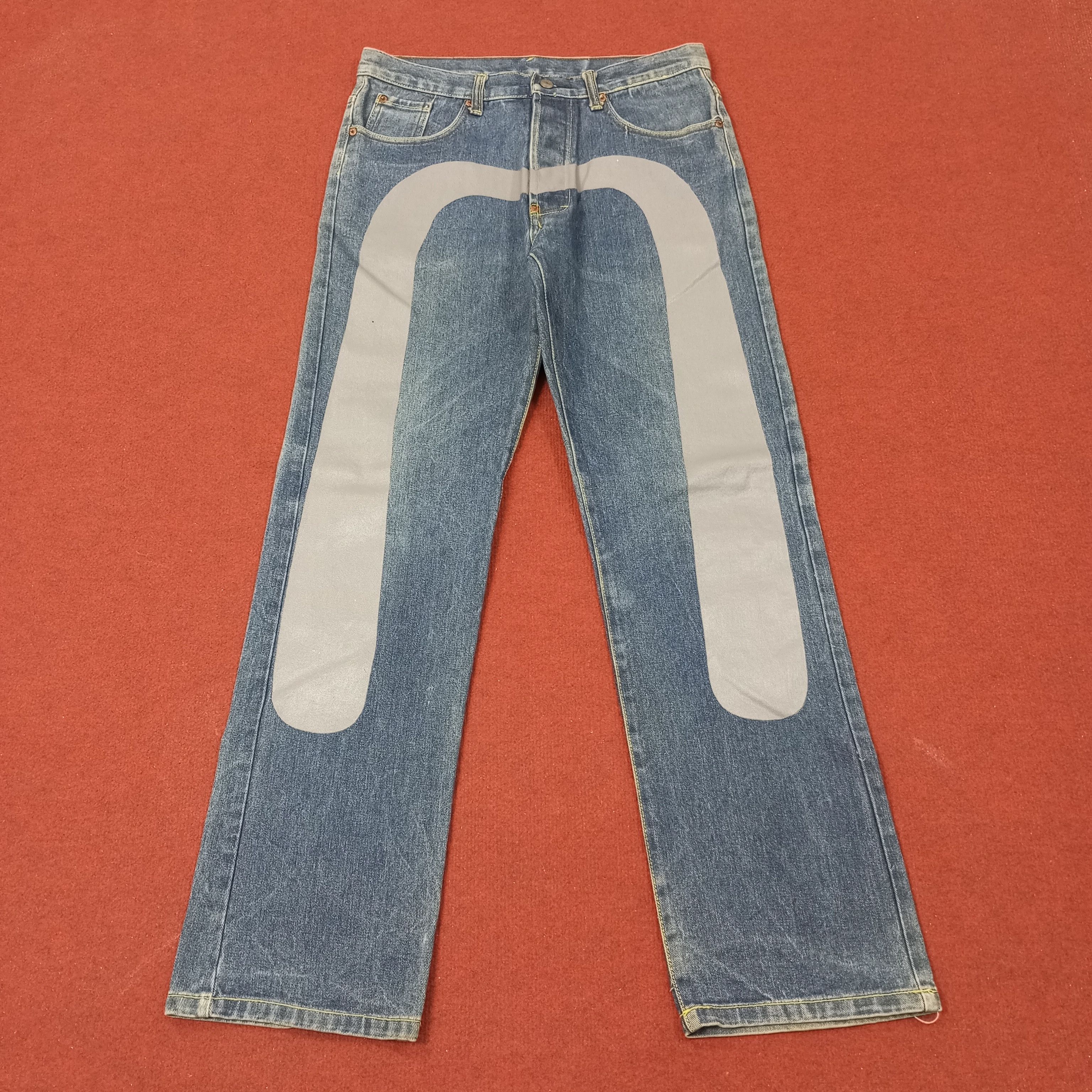 Japanese Brand Evisu X Doraemon Japanese Brand Custom Daicock Jeans c244n25 Size US 32 / EU 48 - 4 Thumbnail