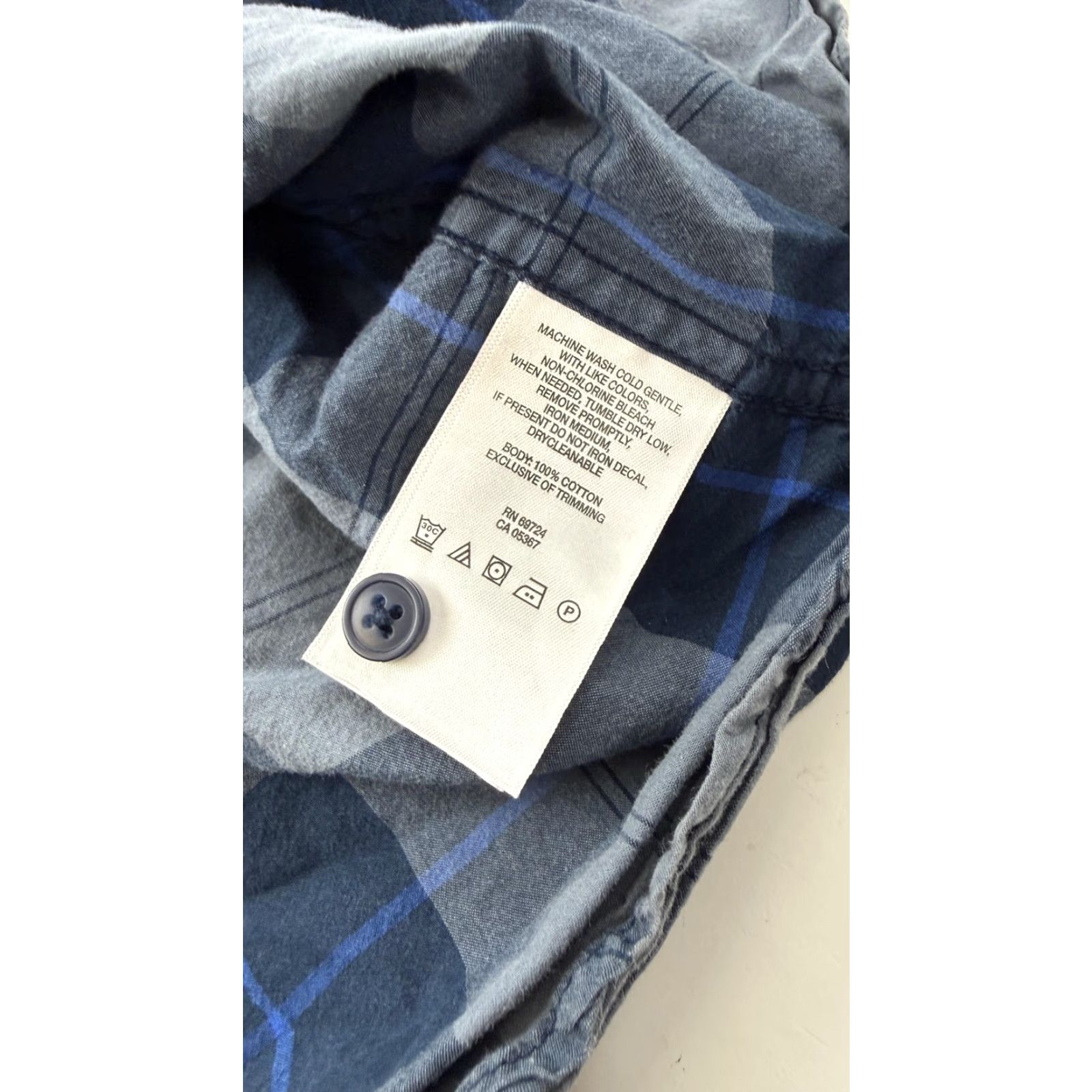 Vintage VINTAGE Columbia Shirt Mens Small Blue Gray Plaid Short Sleeve Button Cotton Outdoor Size US S / EU 44-46 / 1 - 4 Thumbnail