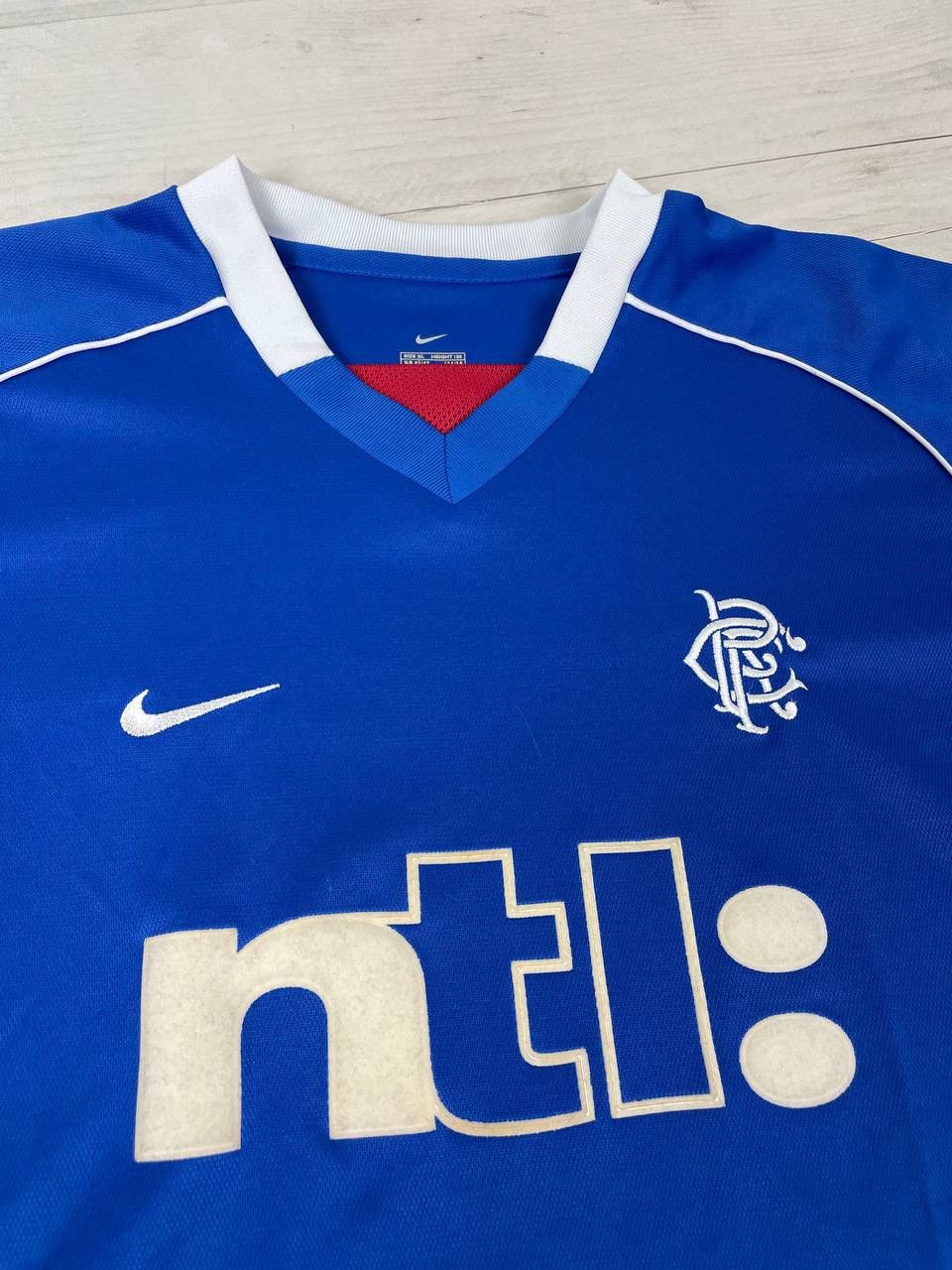 Nike Vintage Nike RANGERS 2001 2002 HOME SHIRT SOCCER JERSEY Size US XL / EU 56 / 4 - 5 Thumbnail