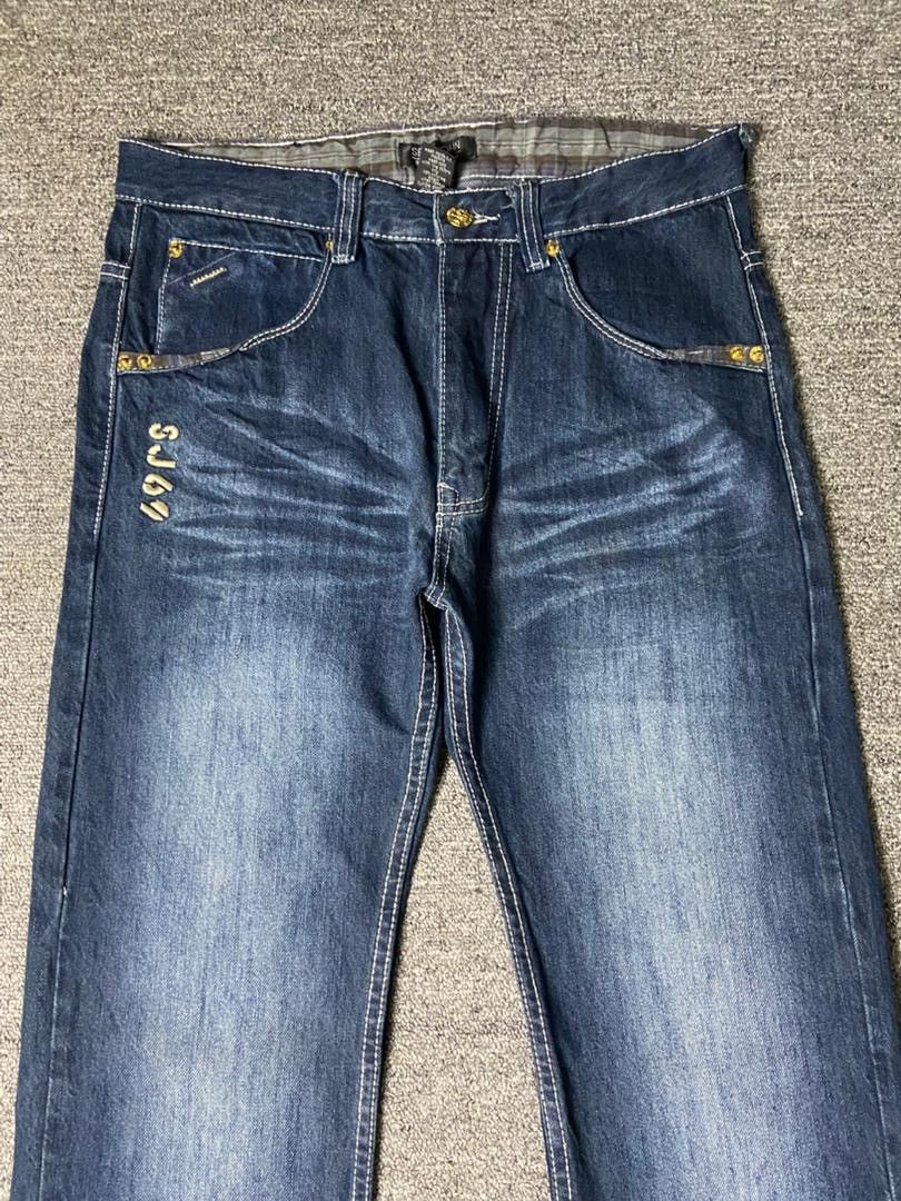 Sean John SEAN JOHN 69 Slim Fit Cut Denim Jeans (136) Size US 33 - 9 Thumbnail