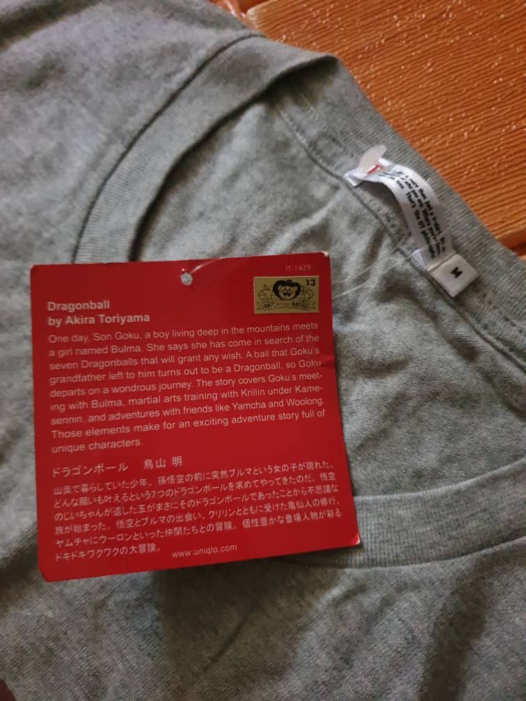 Japanese Brand Dragon ball x uniqlo Japanese brand shirt Size US M / EU 48-50 / 2 - 3 Thumbnail