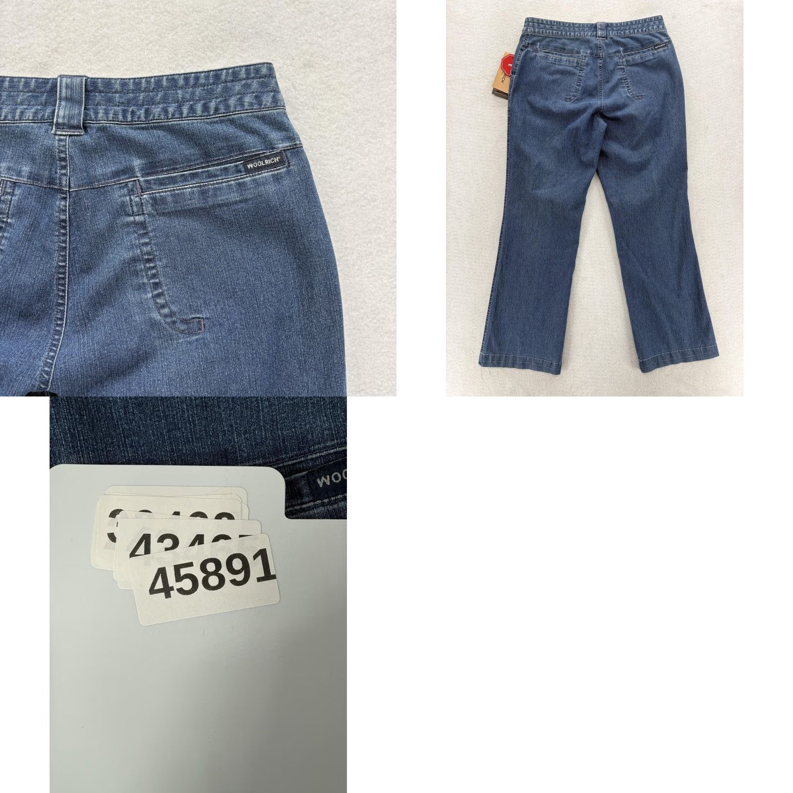 Vintage Woolrich Jeans Women 8 Petite Dark Blue Stretch Straight Leg Denim Woolrich Fairwinds Jeans 8P Dark Blue Stretch Straight Leg Womens Girls? Size 30" / US 8 / IT 44 - 9 Thumbnail