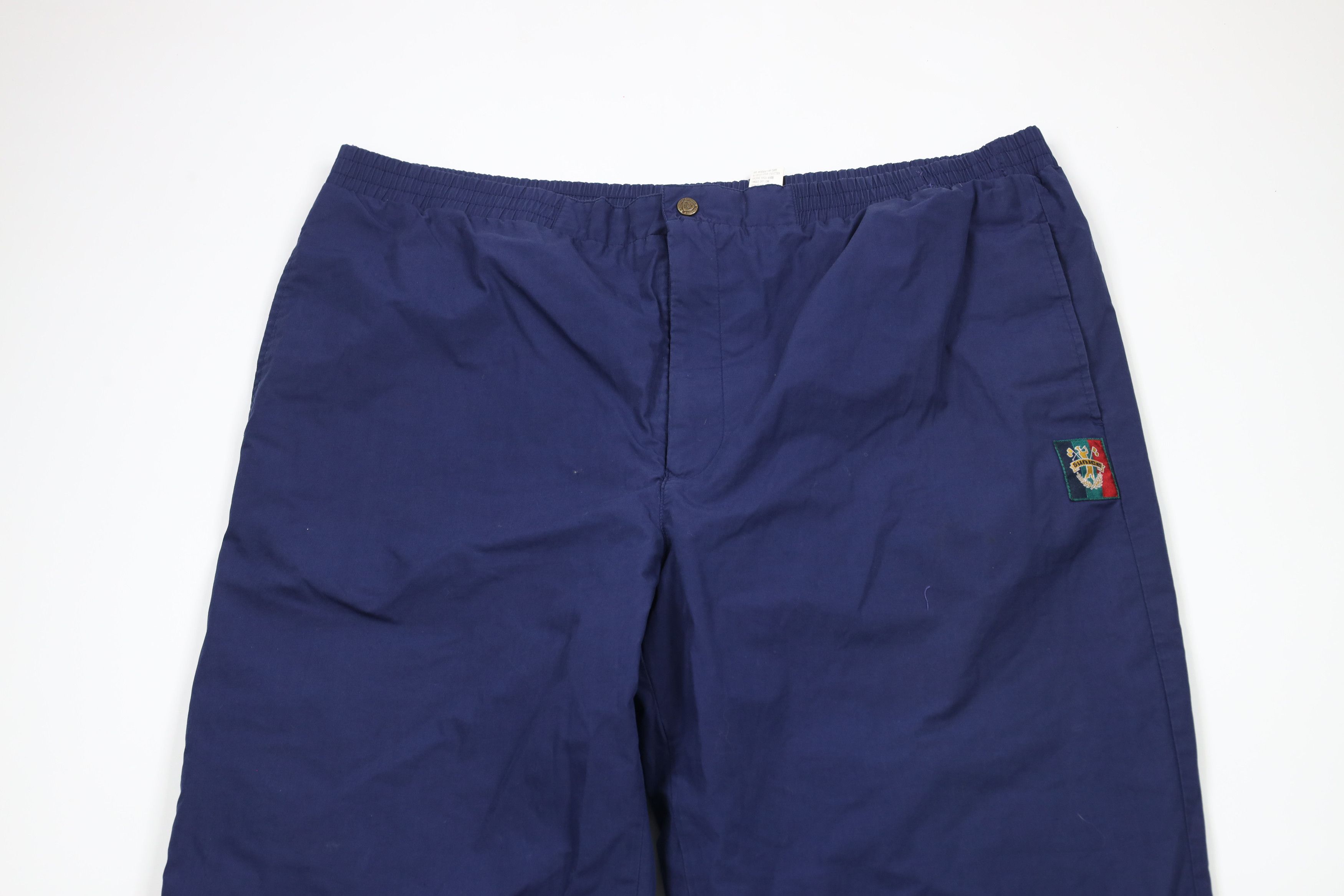 Vintage Vintage 90s Sunice Wide Leg Waterproof Golf Rain Pants Blue Size US 40 / EU 56 - 2 Thumbnail