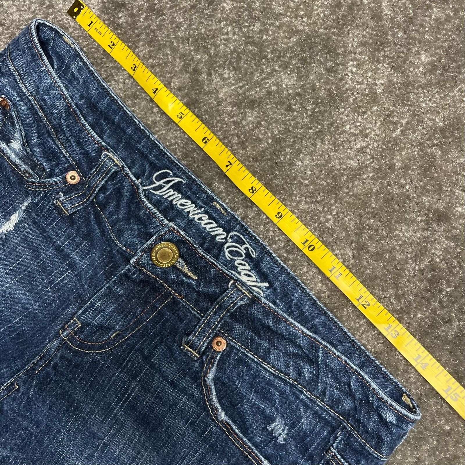 American Eagle Outfitters American Eagle Skinny 77 Jeans Size 27" / US 4 / IT 40 - 7 Thumbnail
