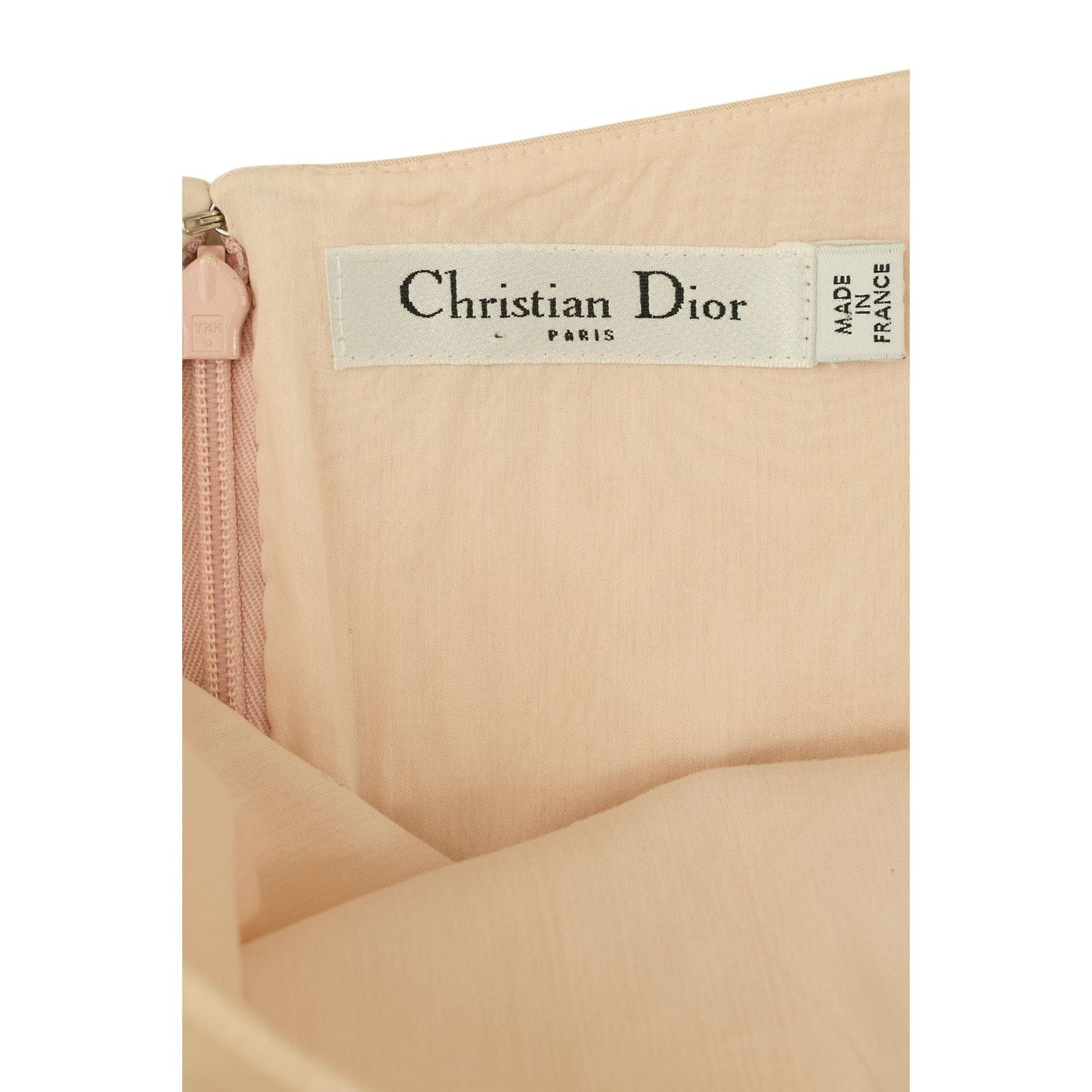 Dior S/S 2013 Ivory Pleated Dress Size XS / US 0-2 / IT 36-38 - 3 Thumbnail