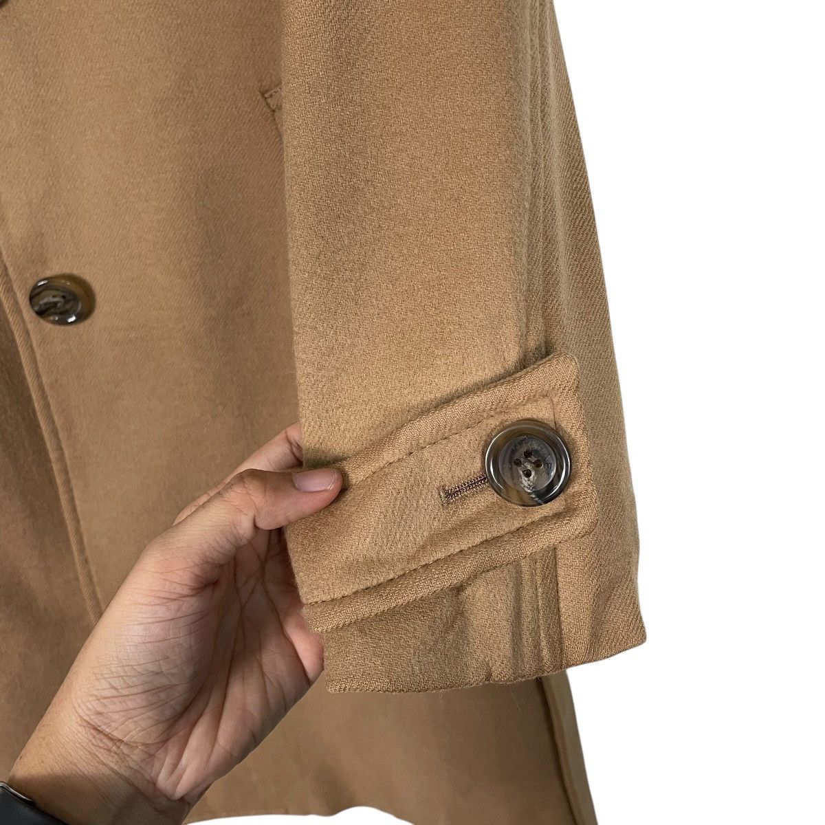 Michael Kors Michael Kors Brown Wool Trenchcoat Size M / US 6-8 / IT 42-44 - 14 Thumbnail