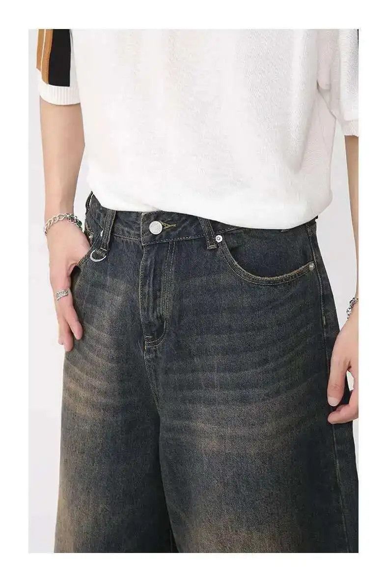 Wide Leg Baggy Jeans Denim