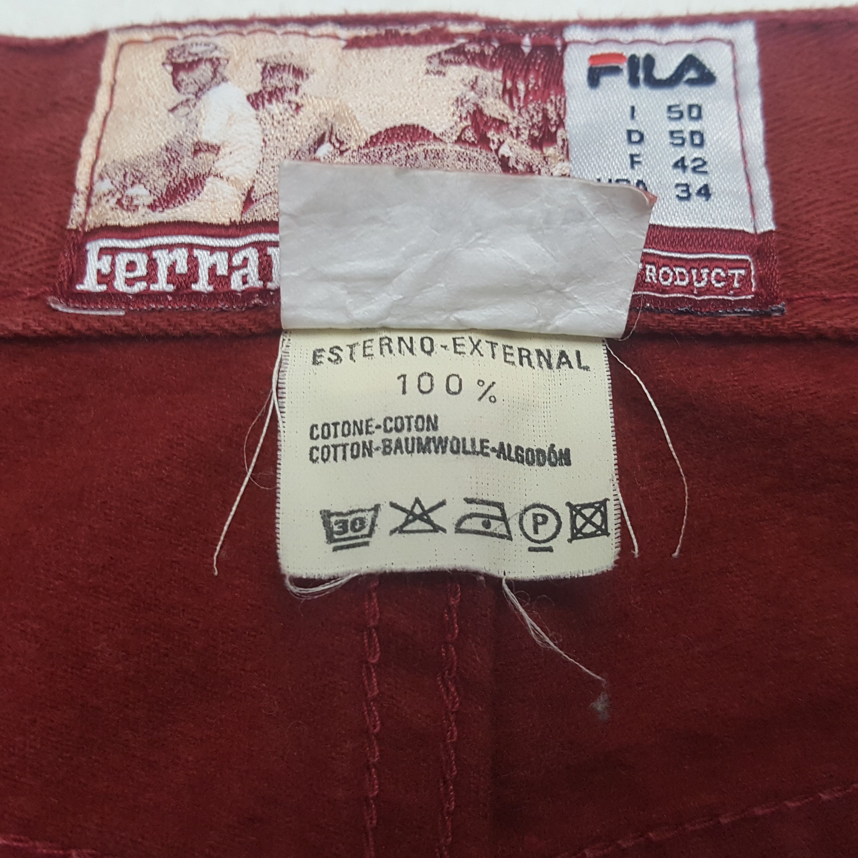 Fila Fila X Ferrari Trousers Pants C297N8 Size US 32 / EU 48 - 14 Thumbnail