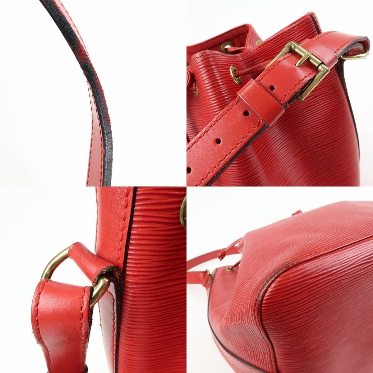 Louis Vuitton Louis Vuitton Epi Petit Noe Shoulder Bag Red Size ONE SIZE - 4 Thumbnail