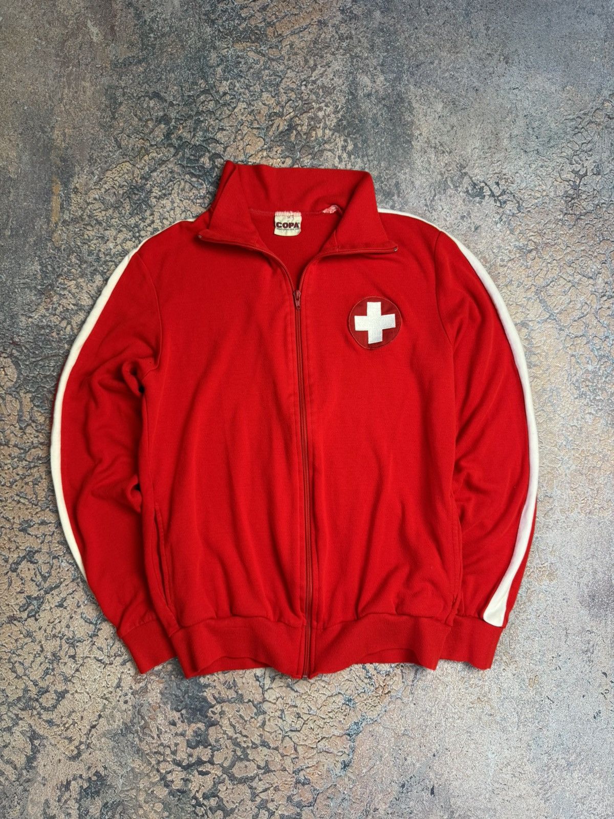 Vintage Vintage Switzerland 1990s CopaClassic Football Track Jacket Size US M / EU 48-50 / 2 - 1 Thumbnail
