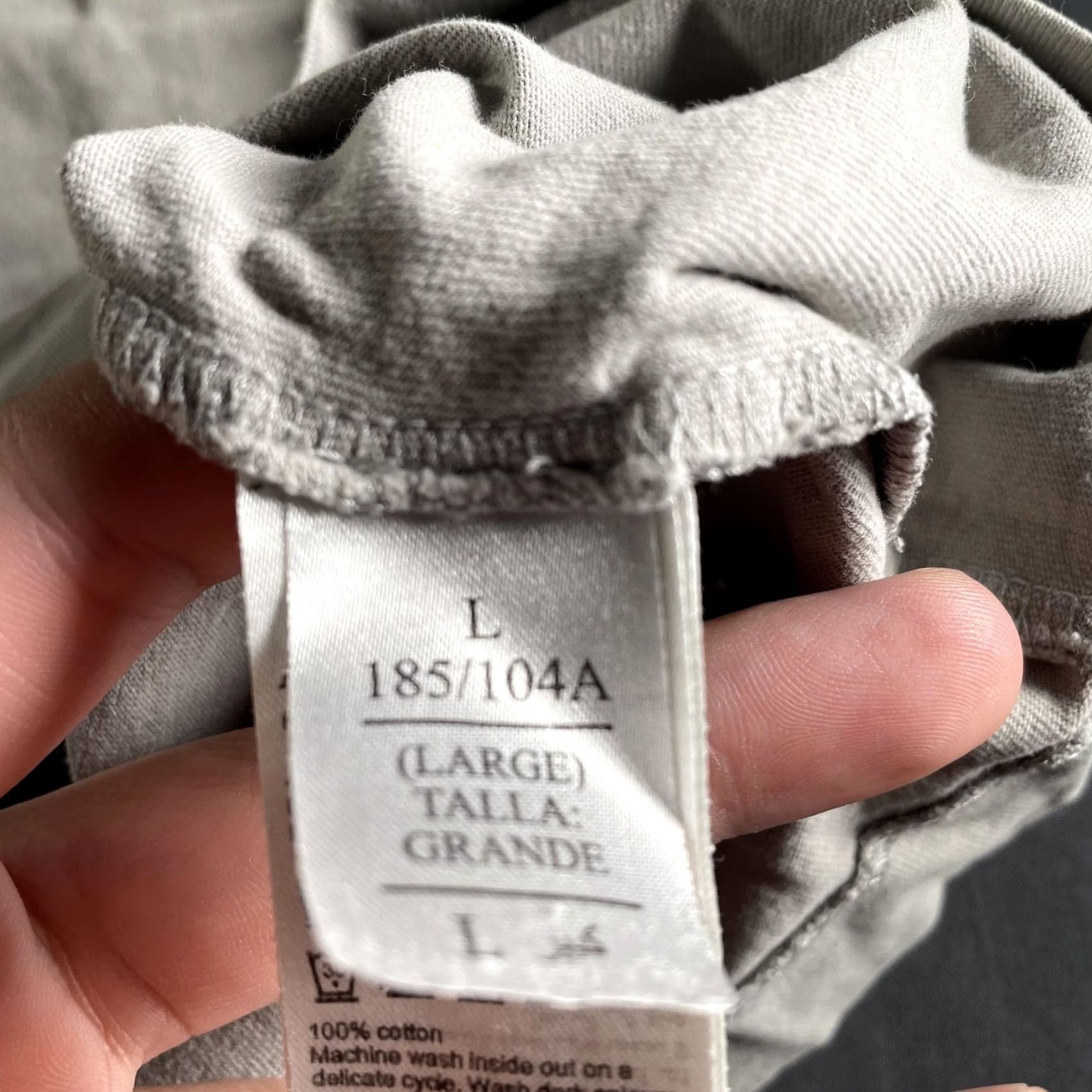 Allsaints VINTAGE AllSaints Musica SS Crew Shirt Mens Large Gray 100% Cotton Made Portugal Size US L / EU 52-54 / 3 - 7 Thumbnail