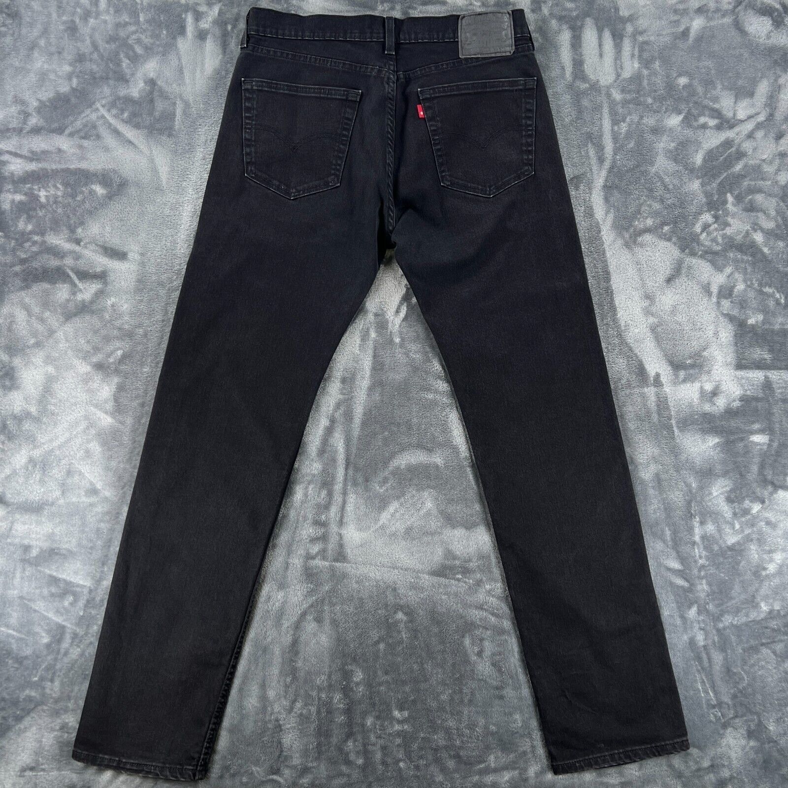 Levi's Levis 505 Jeans Men 33x34 Black Straight Denim Y2K Skate Emo Size US 33 - 2 Thumbnail