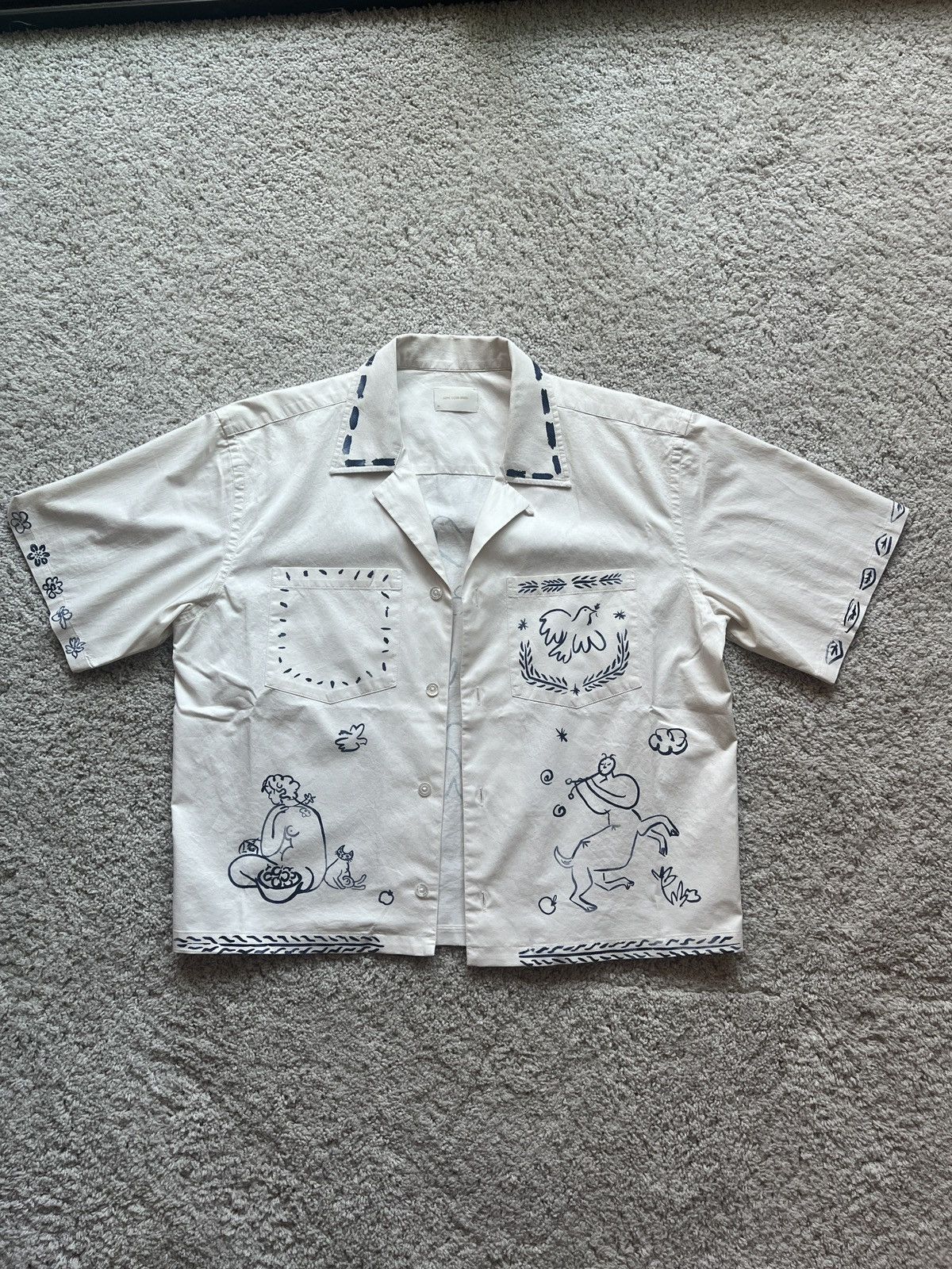 Aime Leon Dore Lesvos Cropped Camp Shirt | Grailed
