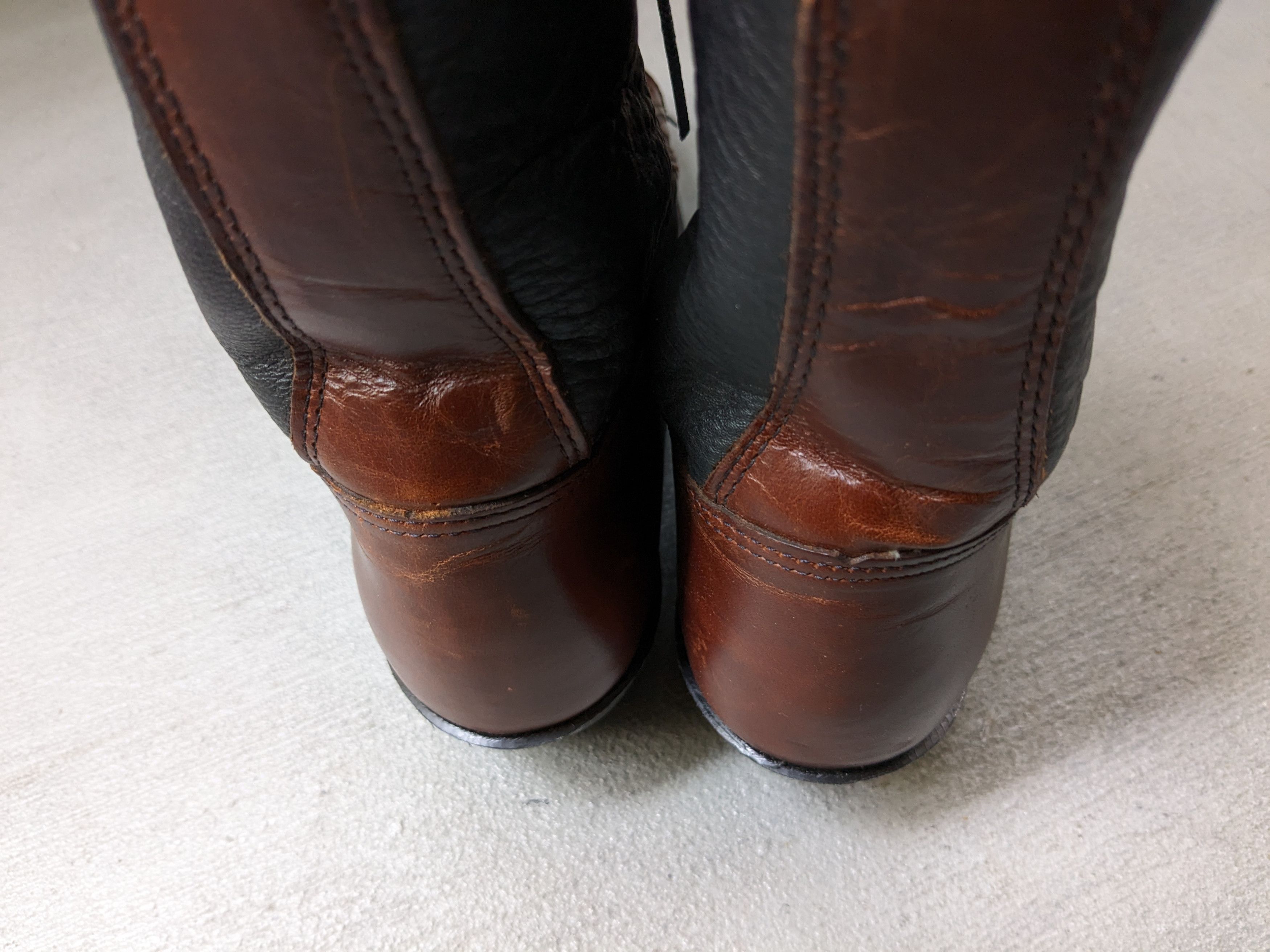 Durango Durango Cowboy Boots 9 EE Wide Brown Leather Combat Western Size US 9 / EU 42 - 11 Thumbnail