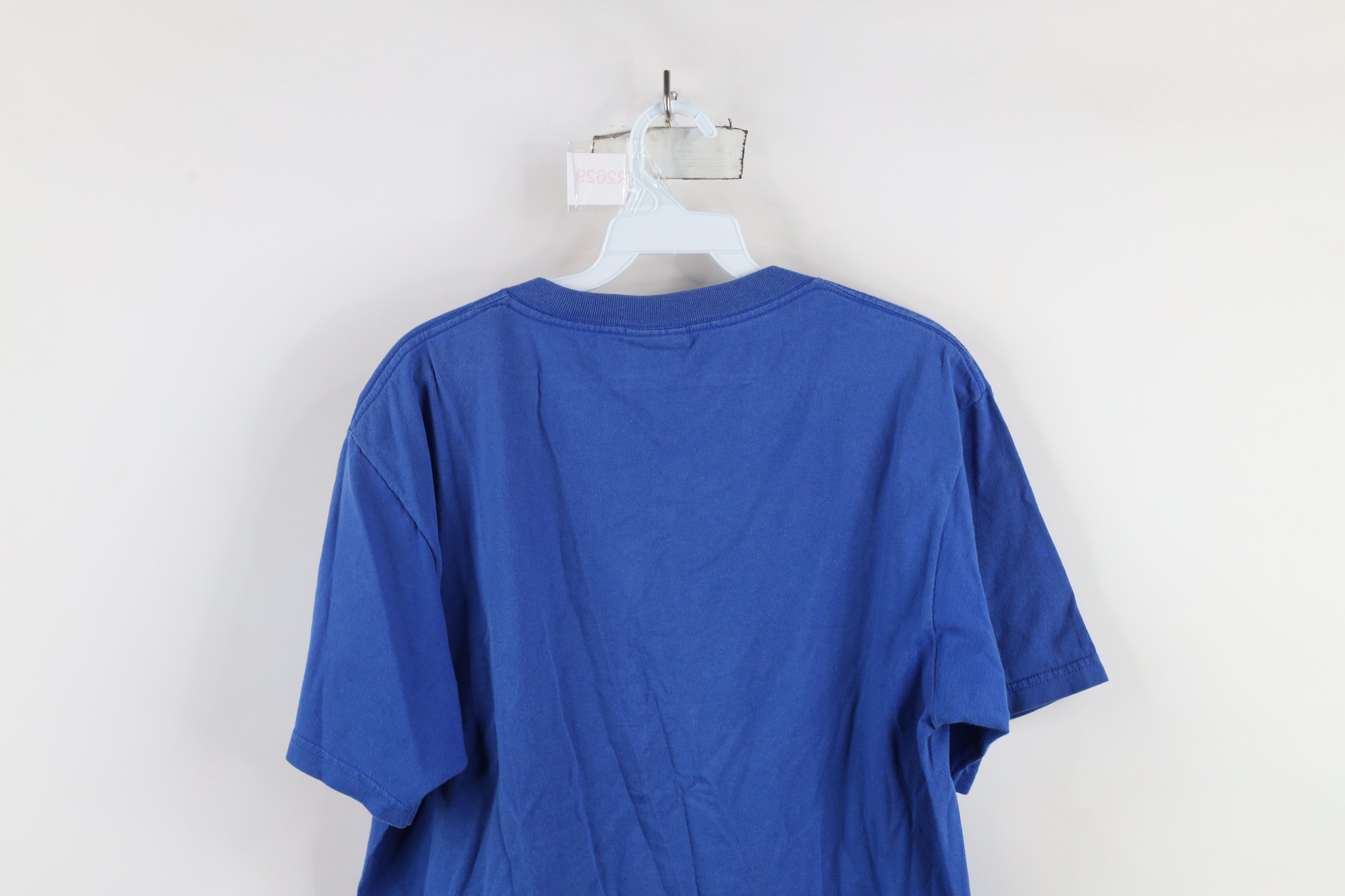 Vintage Vintage 90s Spell Orlando Magic Basketball T-Shirt Blue USA Size US M / EU 48-50 / 2 - 13 Thumbnail
